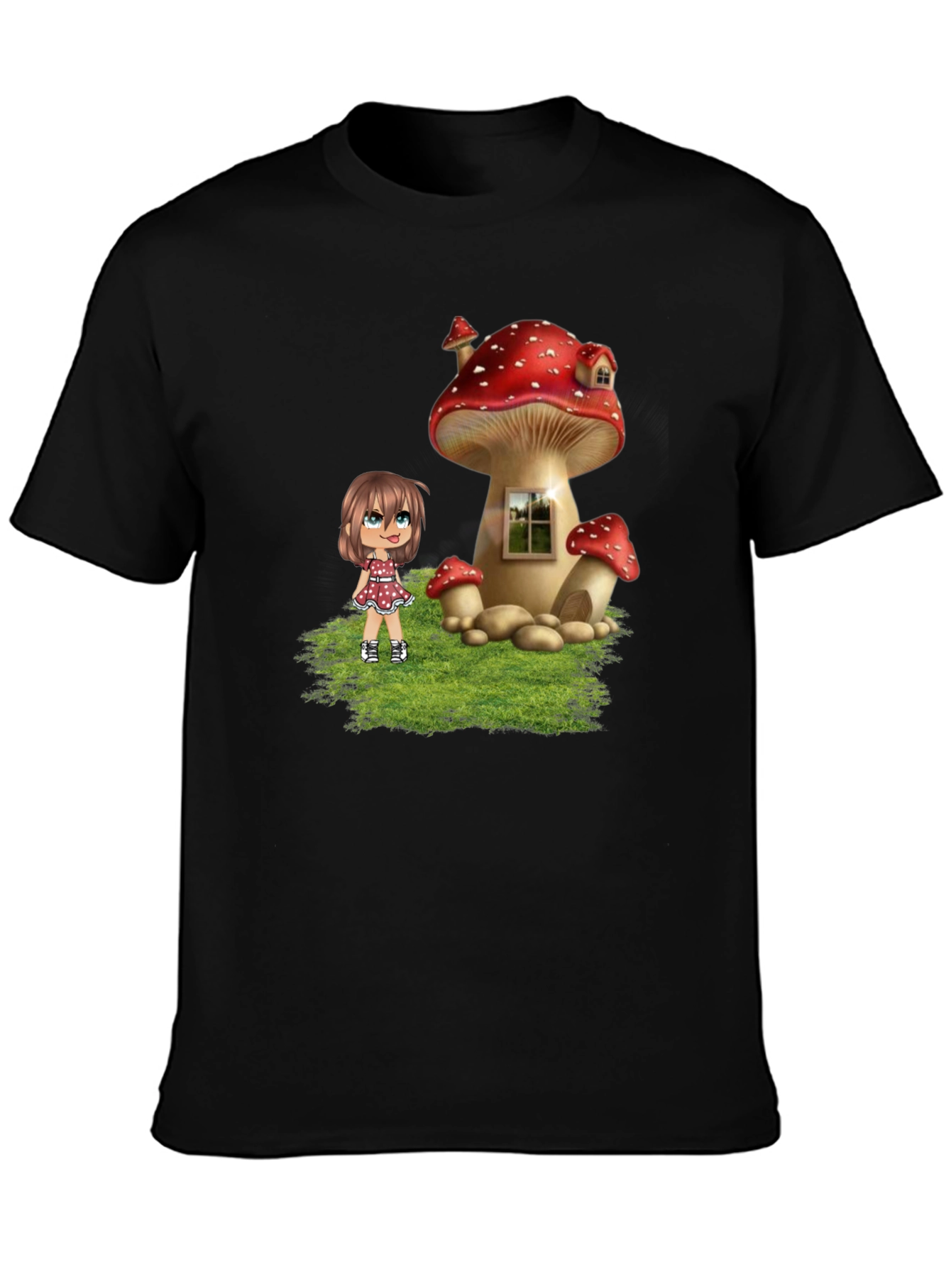 Mushroom House Graphic Tee