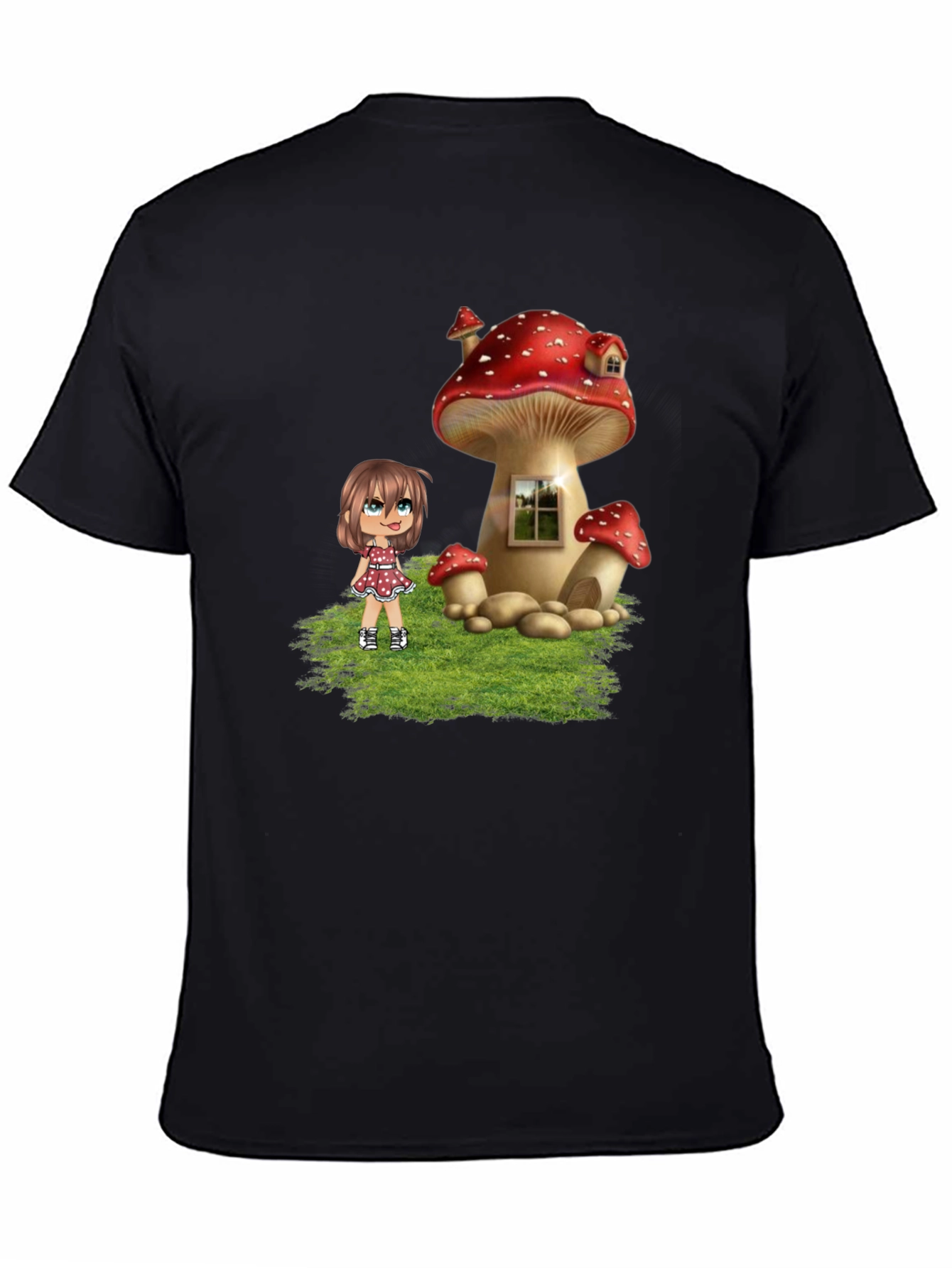 Mushroom House Graphic Tee