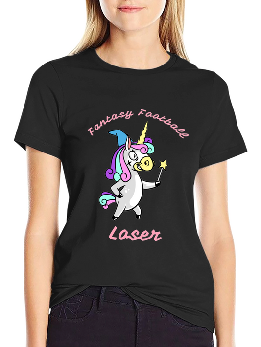 Fantasy Football Unicorn Laser T-Shirt