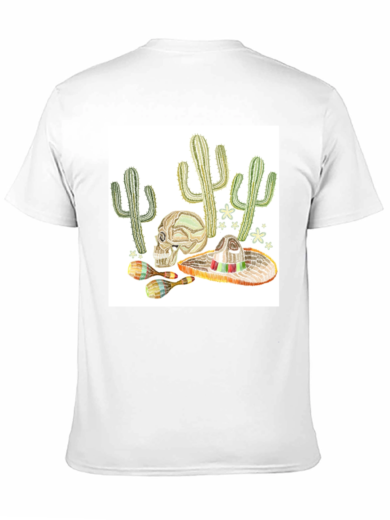 Cactus Skull Sombrero T-Shirt