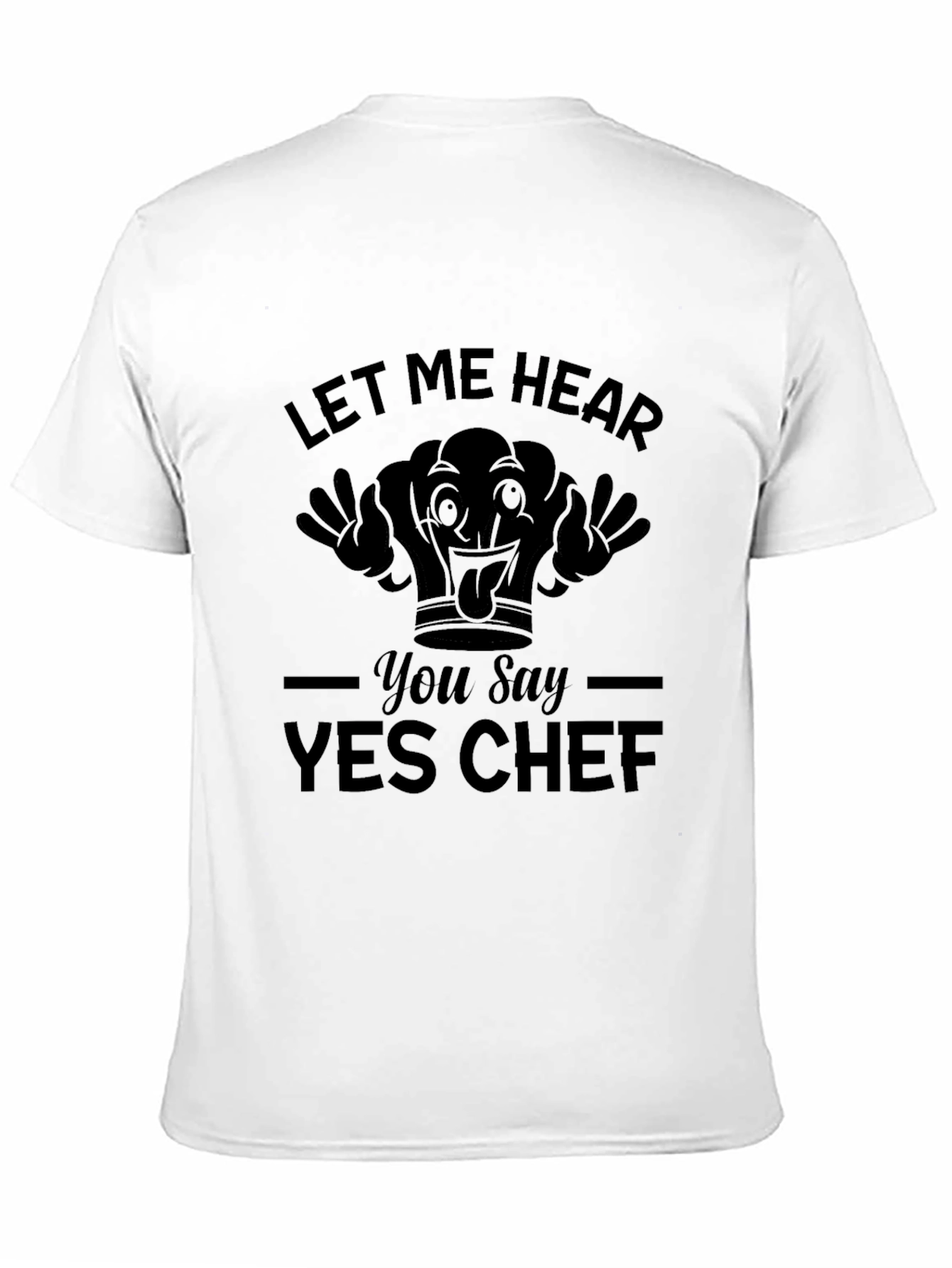 Yes Chef T-Shirt Funny Chef Hat Tee Kitchen Apparel