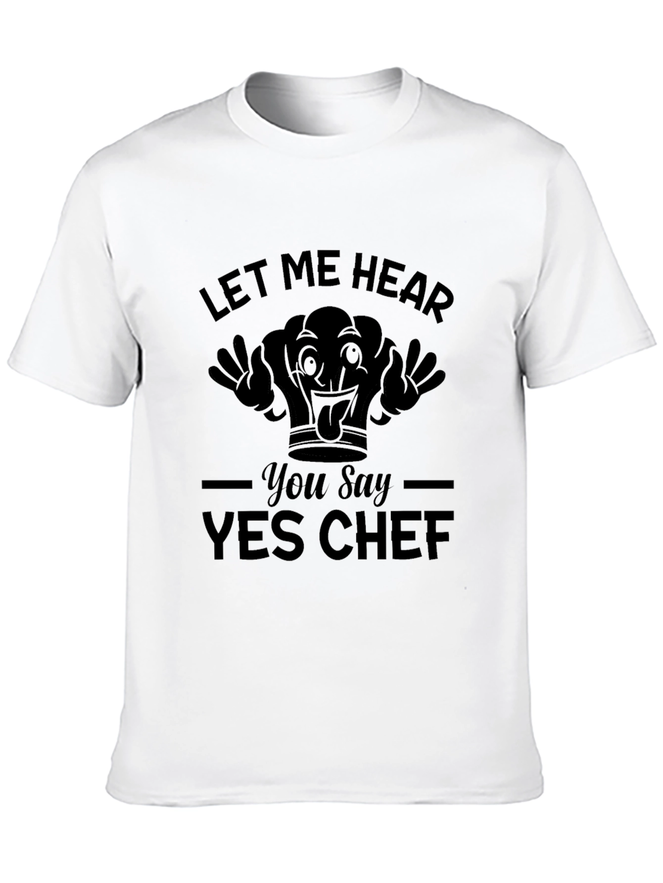 Yes Chef T-Shirt Funny Chef Hat Tee Kitchen Apparel