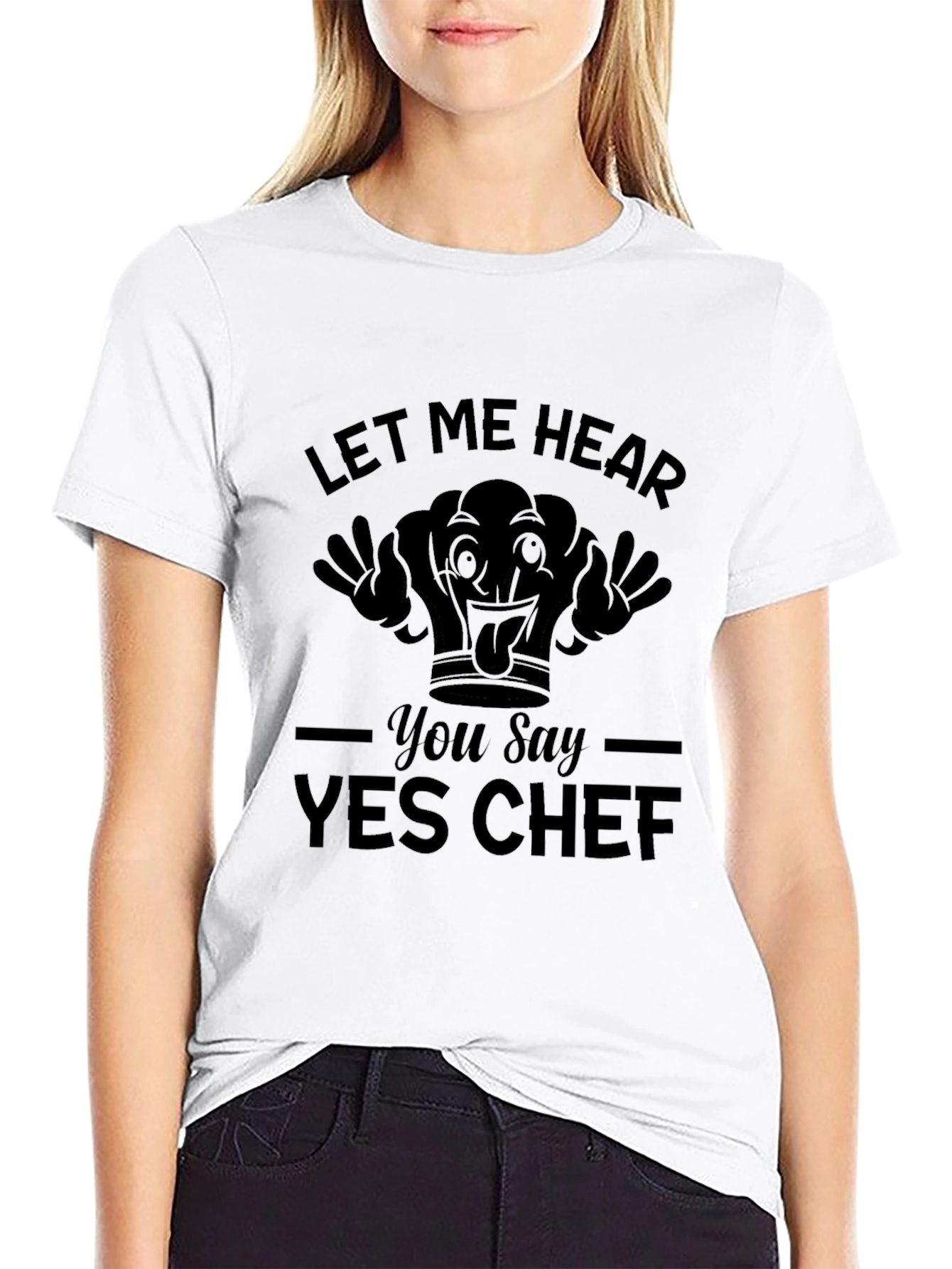 Yes Chef T-Shirt Funny Chef Hat Tee Kitchen Apparel