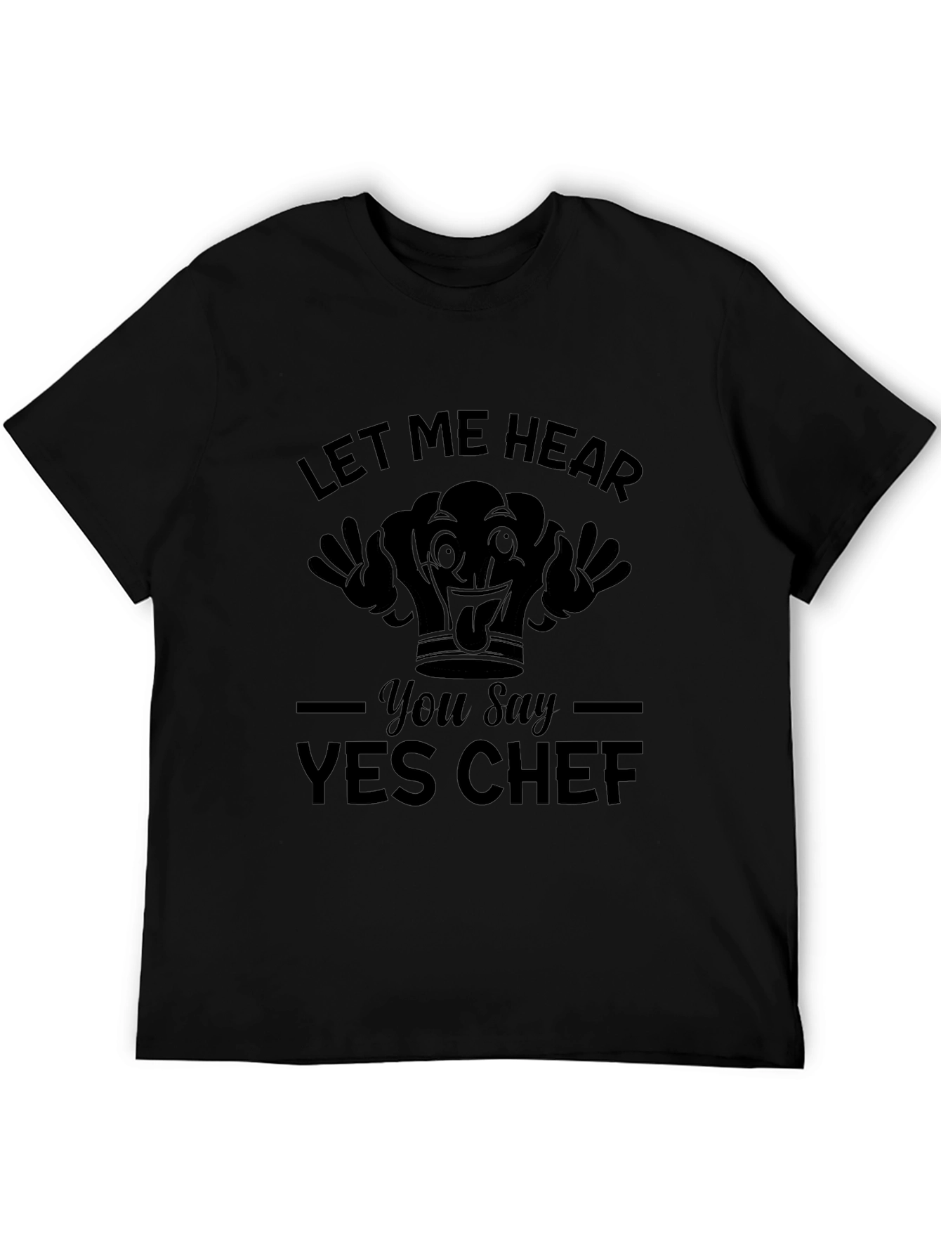 Yes Chef T-Shirt Funny Chef Hat Tee Kitchen Apparel