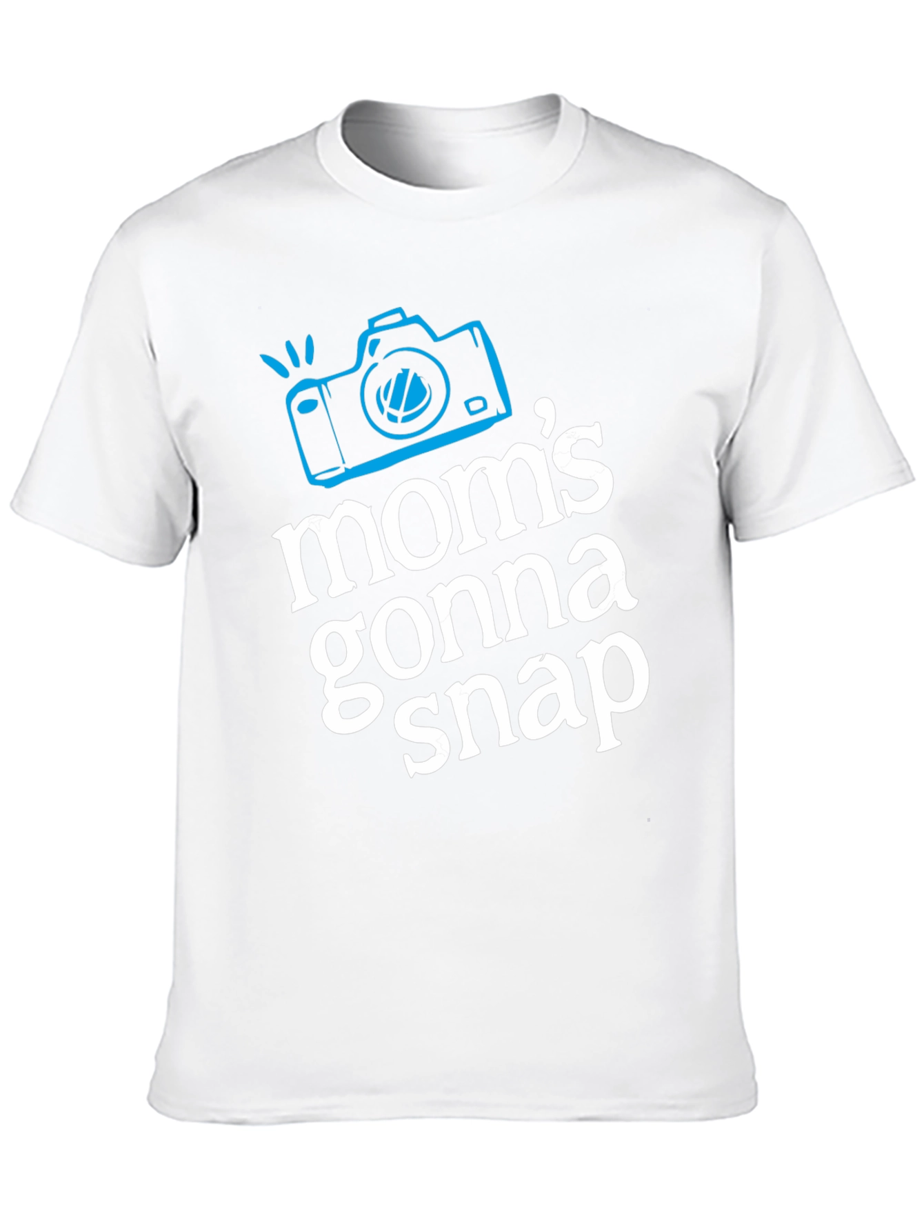 Moms Gonna Snap Graphic Tee - Black T-Shirt