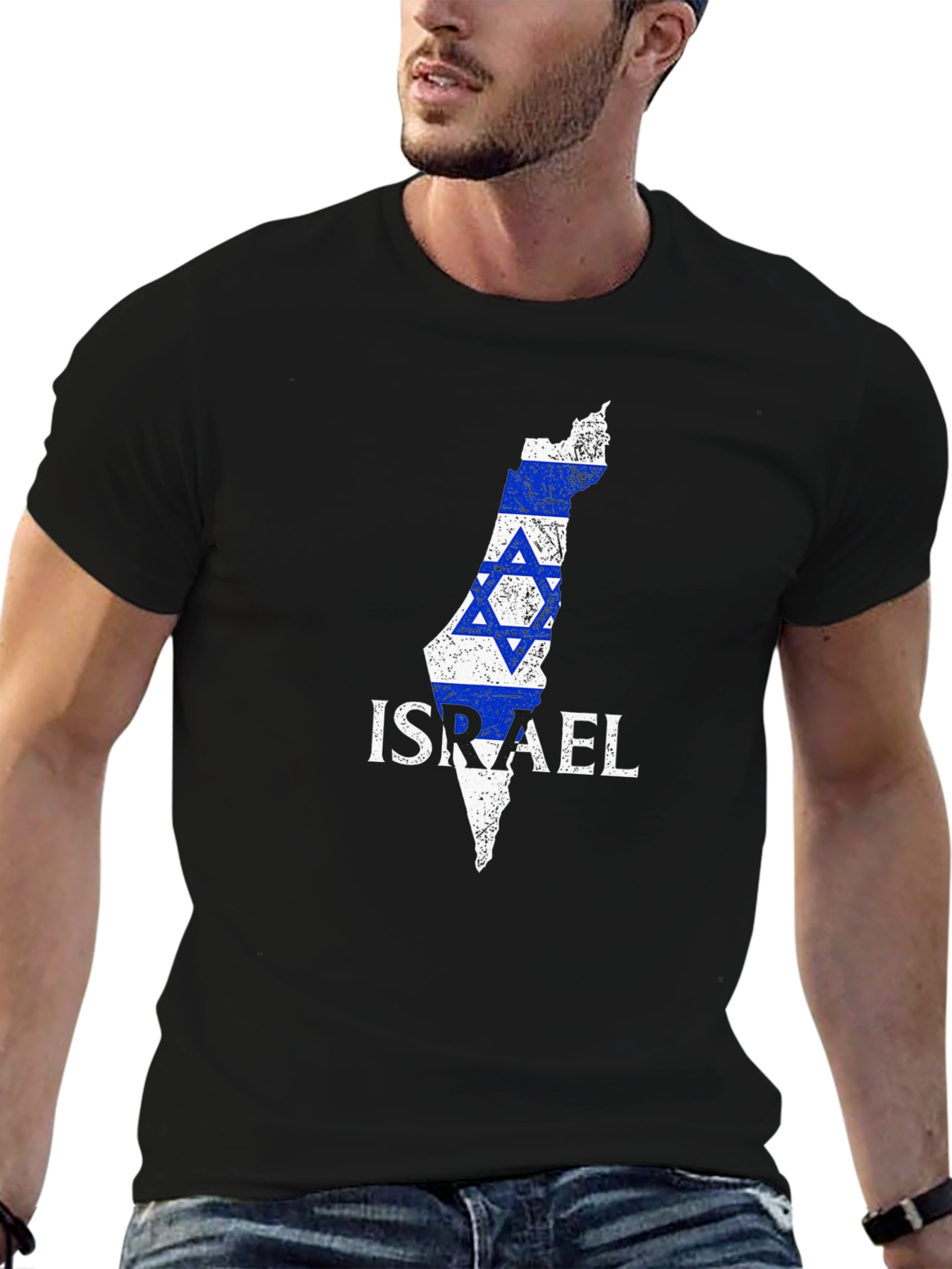 Israel Map Star T-Shirt