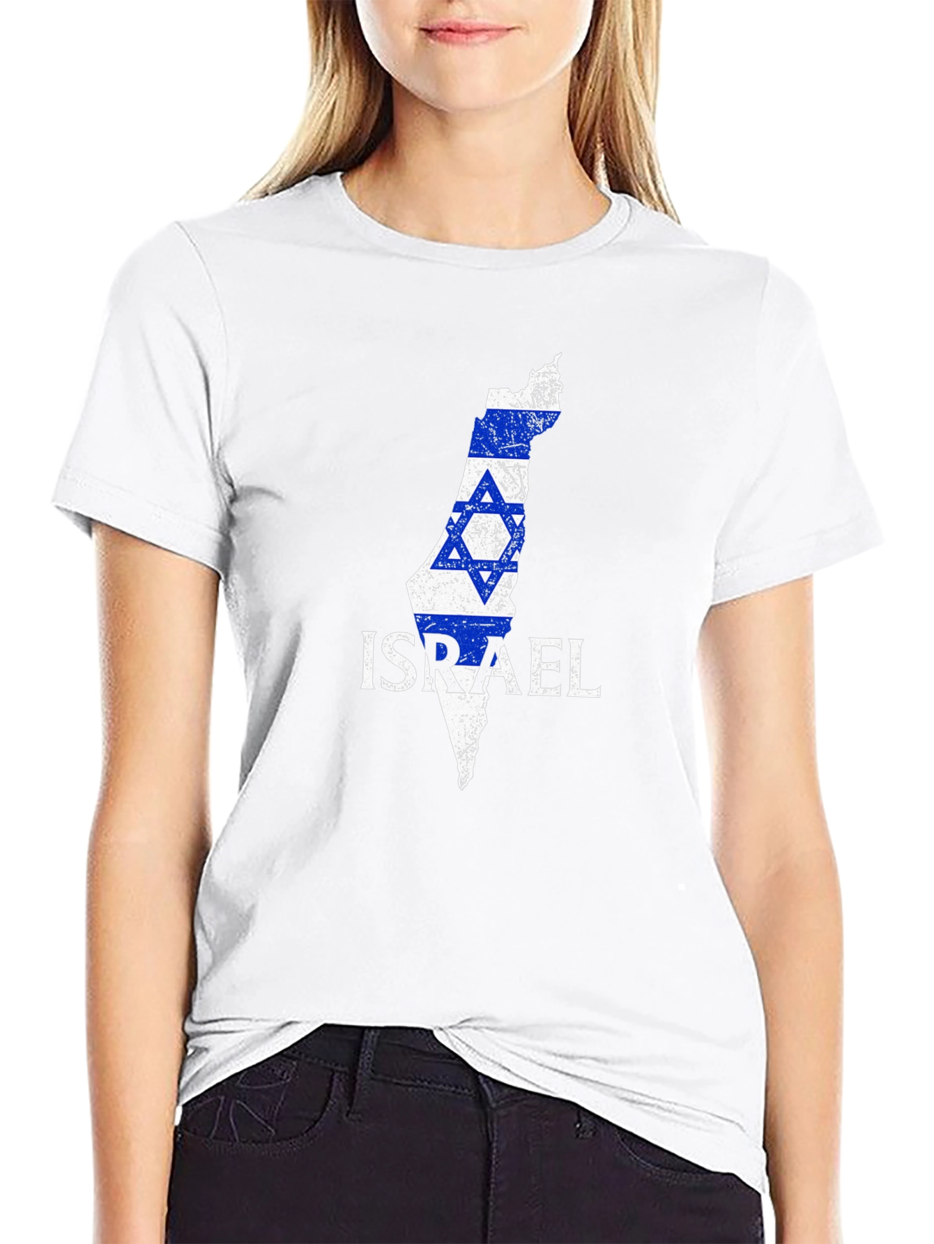 Israel Map Star T-Shirt
