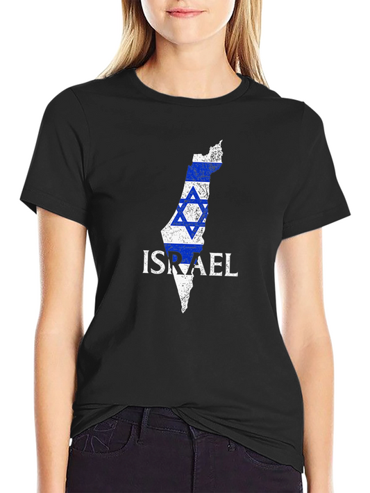 Israel Map Star T-Shirt