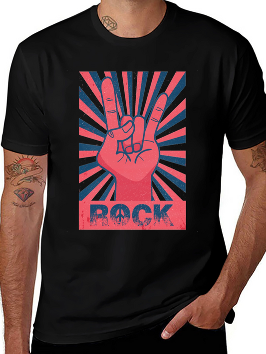 Rock Peace Sign Graphic Tee