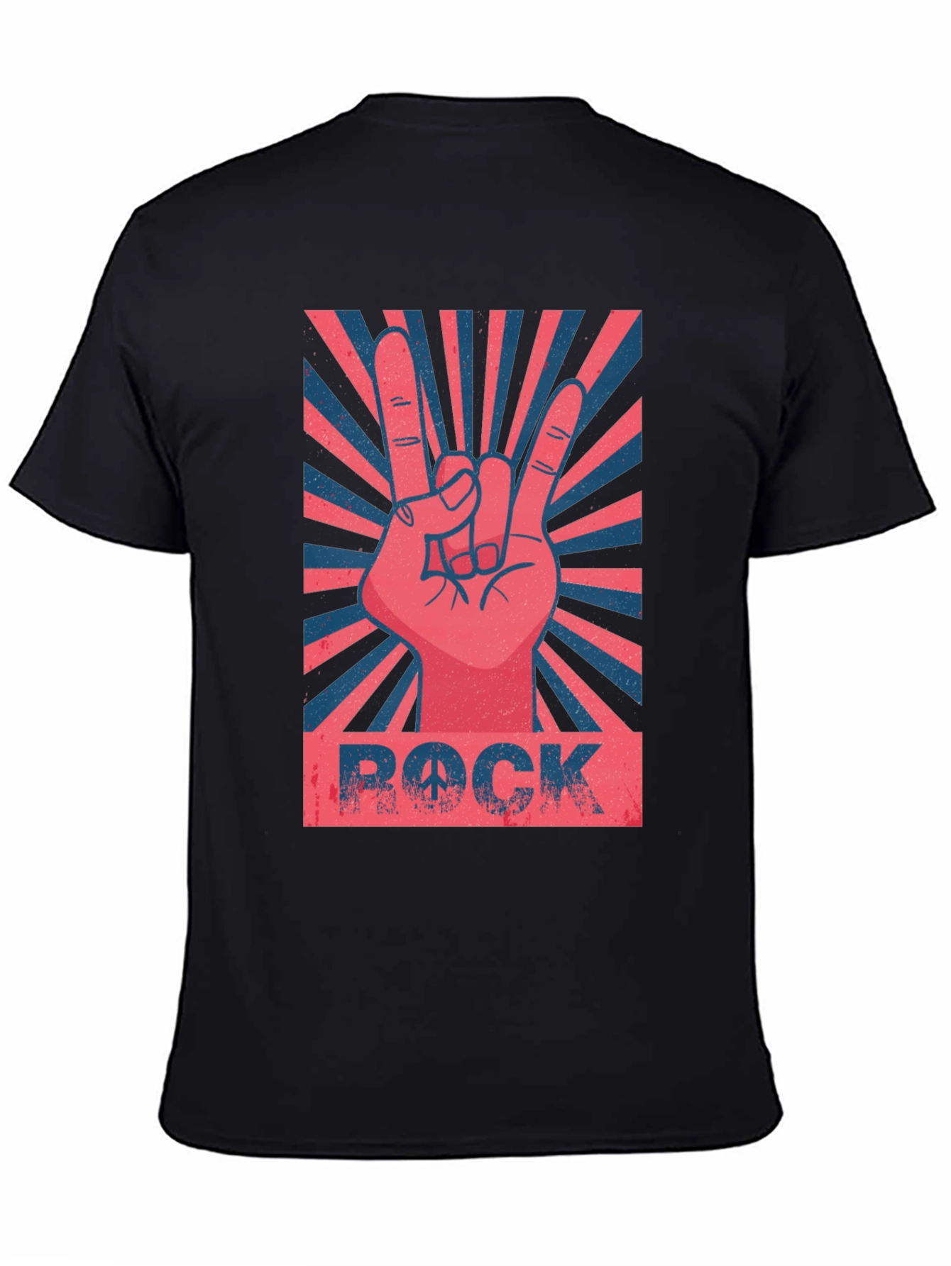 Rock Peace Sign Graphic Tee