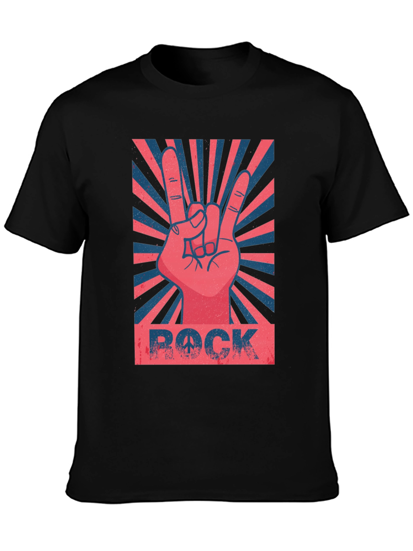 Rock Peace Sign Graphic Tee