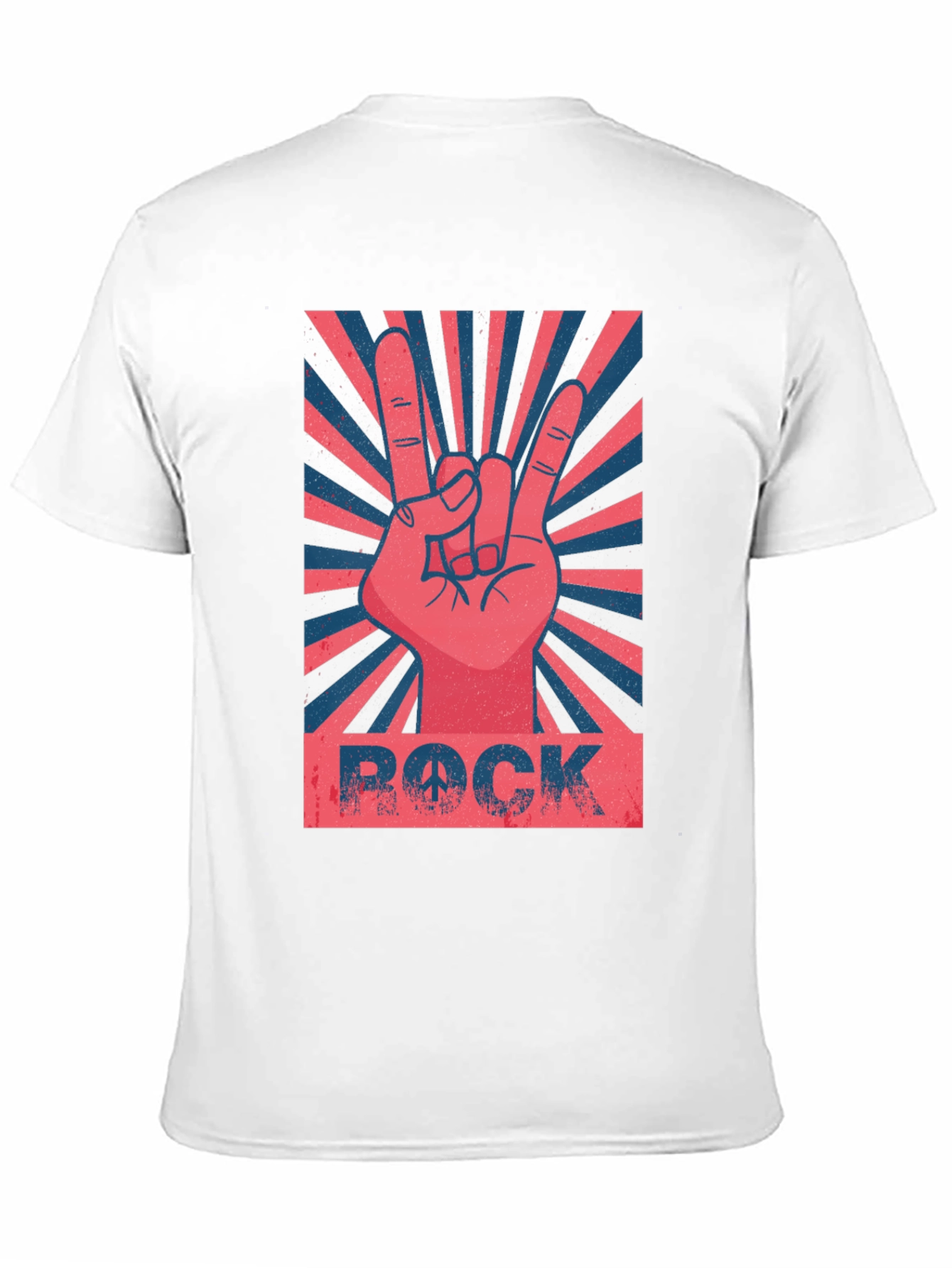 Rock Peace Sign Graphic Tee