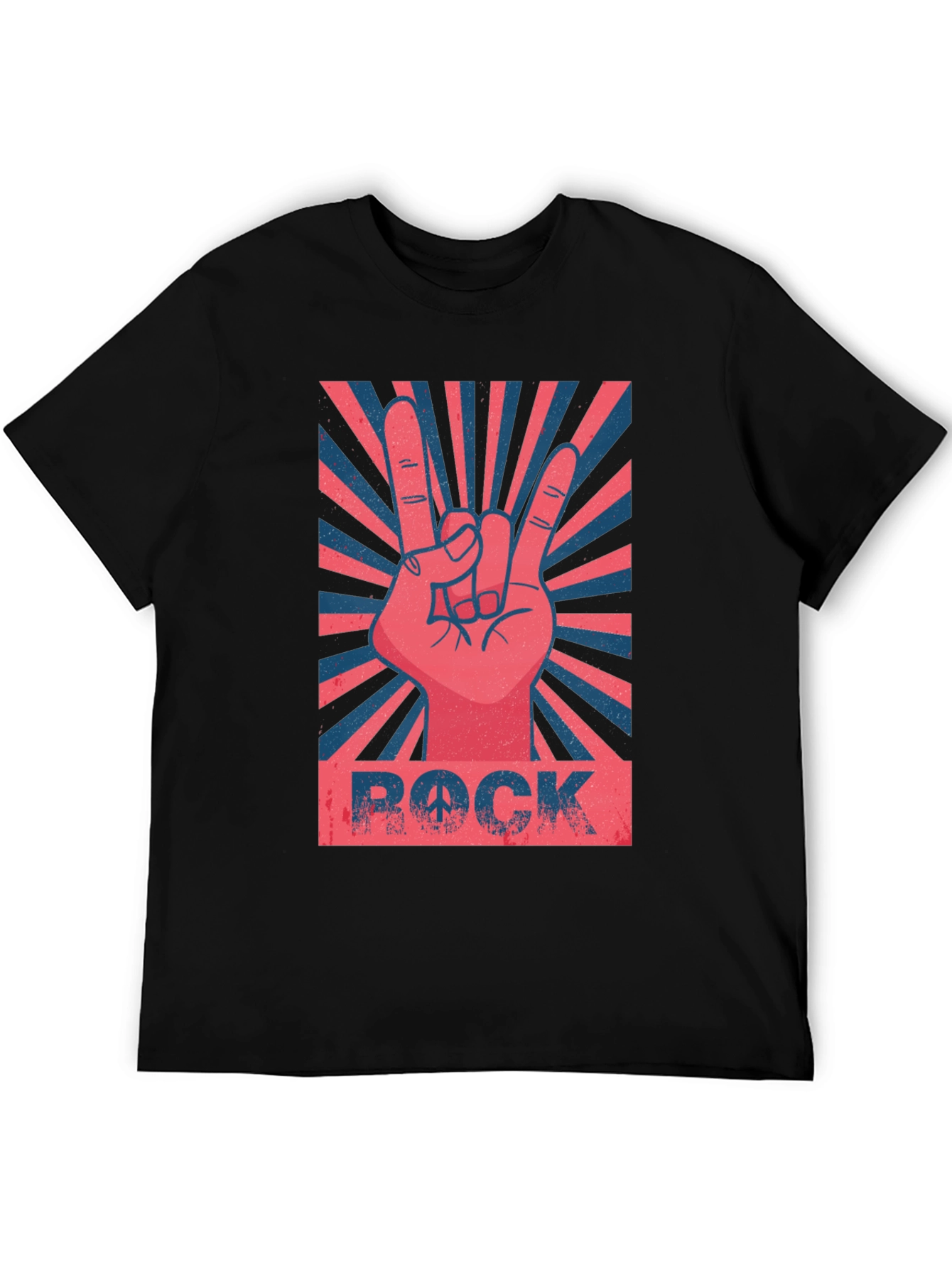 Rock Peace Sign Graphic Tee
