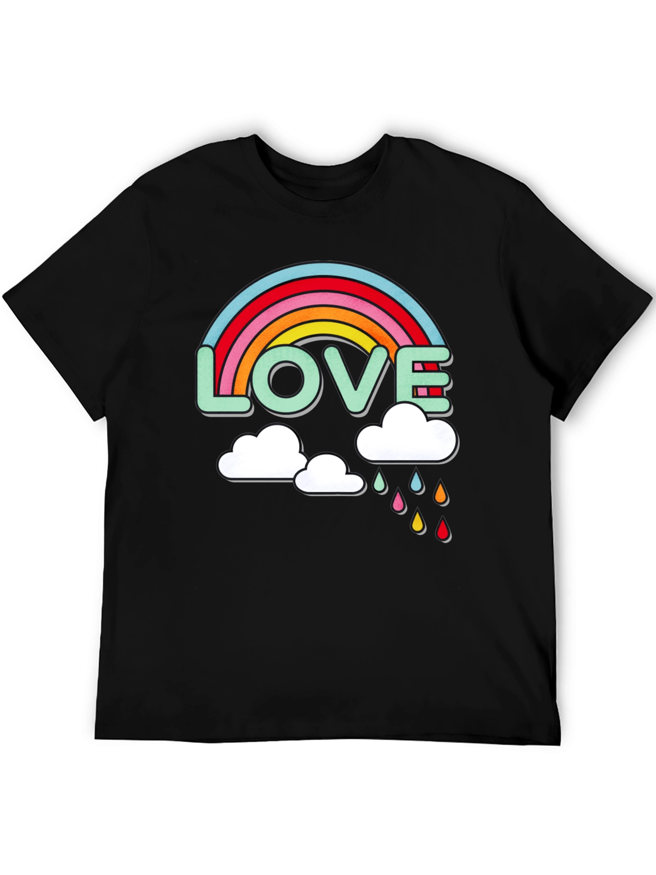 Love Rainbow Graphic T-Shirt