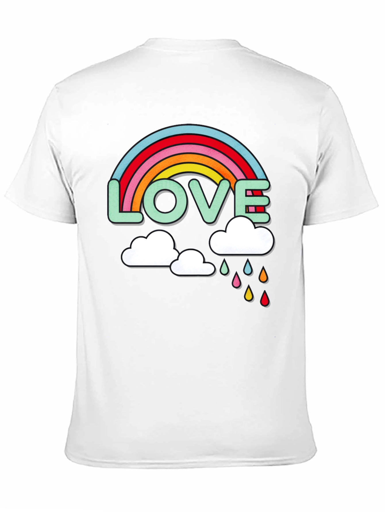 Love Rainbow Graphic T-Shirt