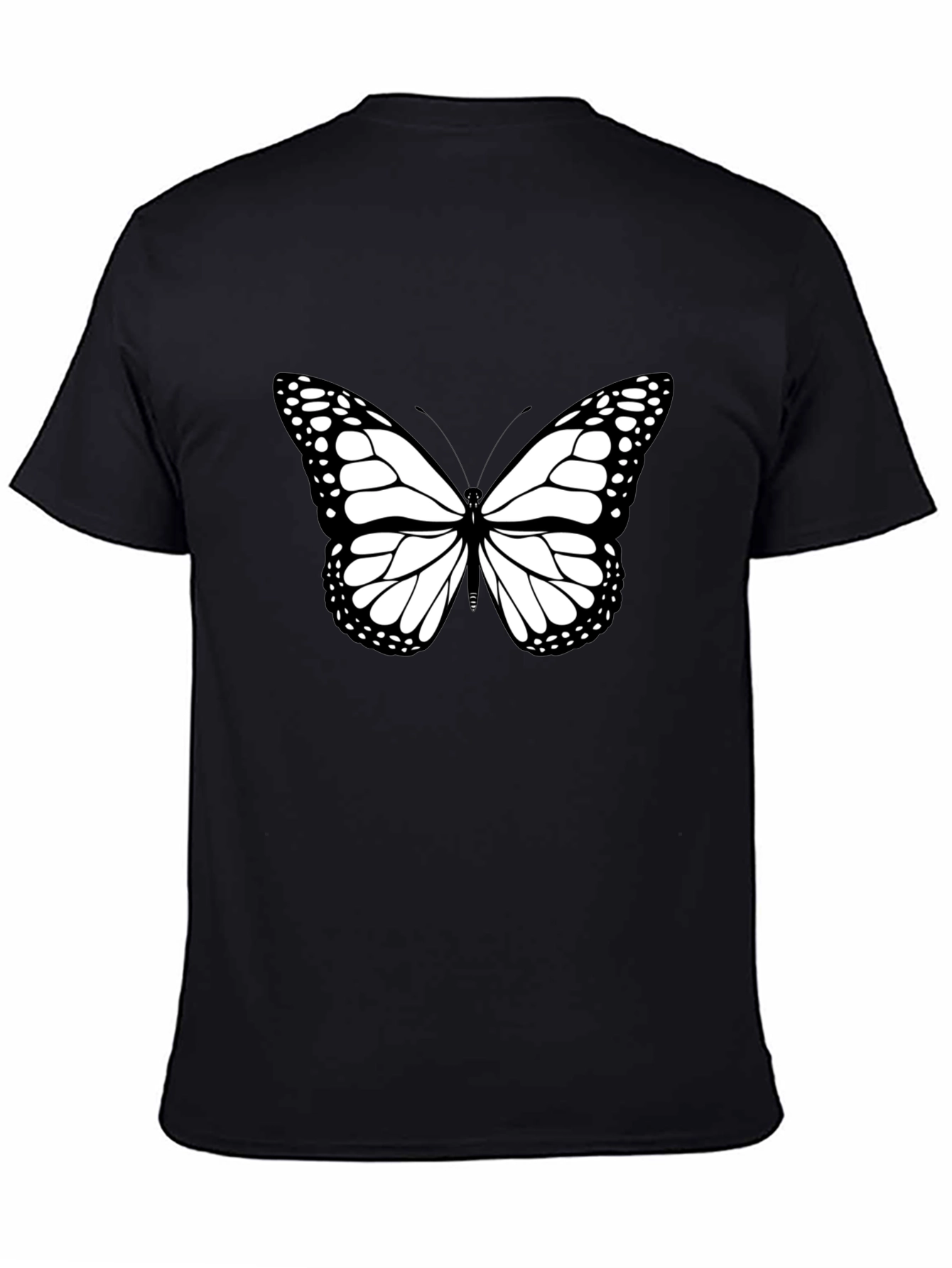 Butterfly Graphic Tee - Classic Black T-Shirt