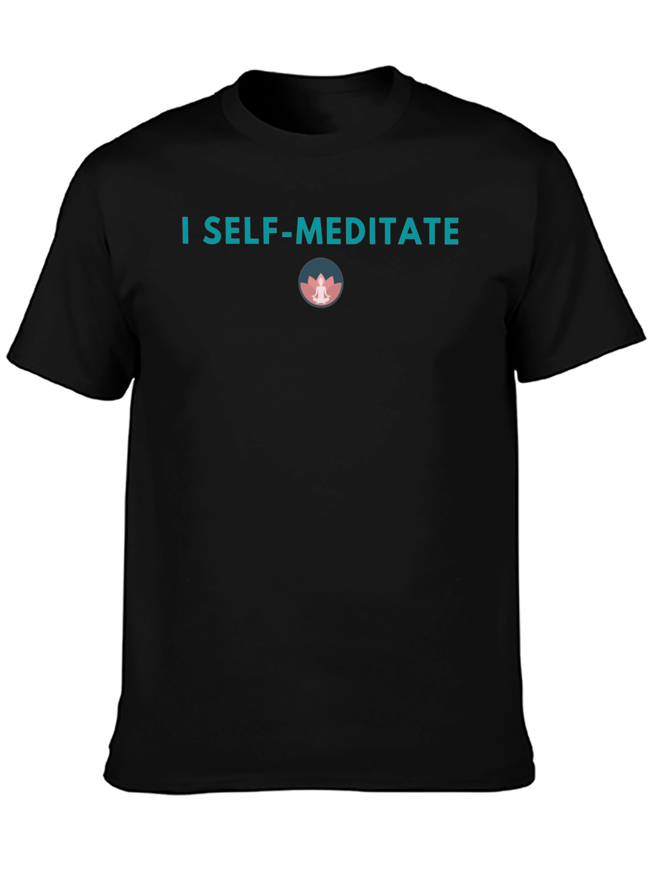 I Self-Meditate Graphic Tee - Black