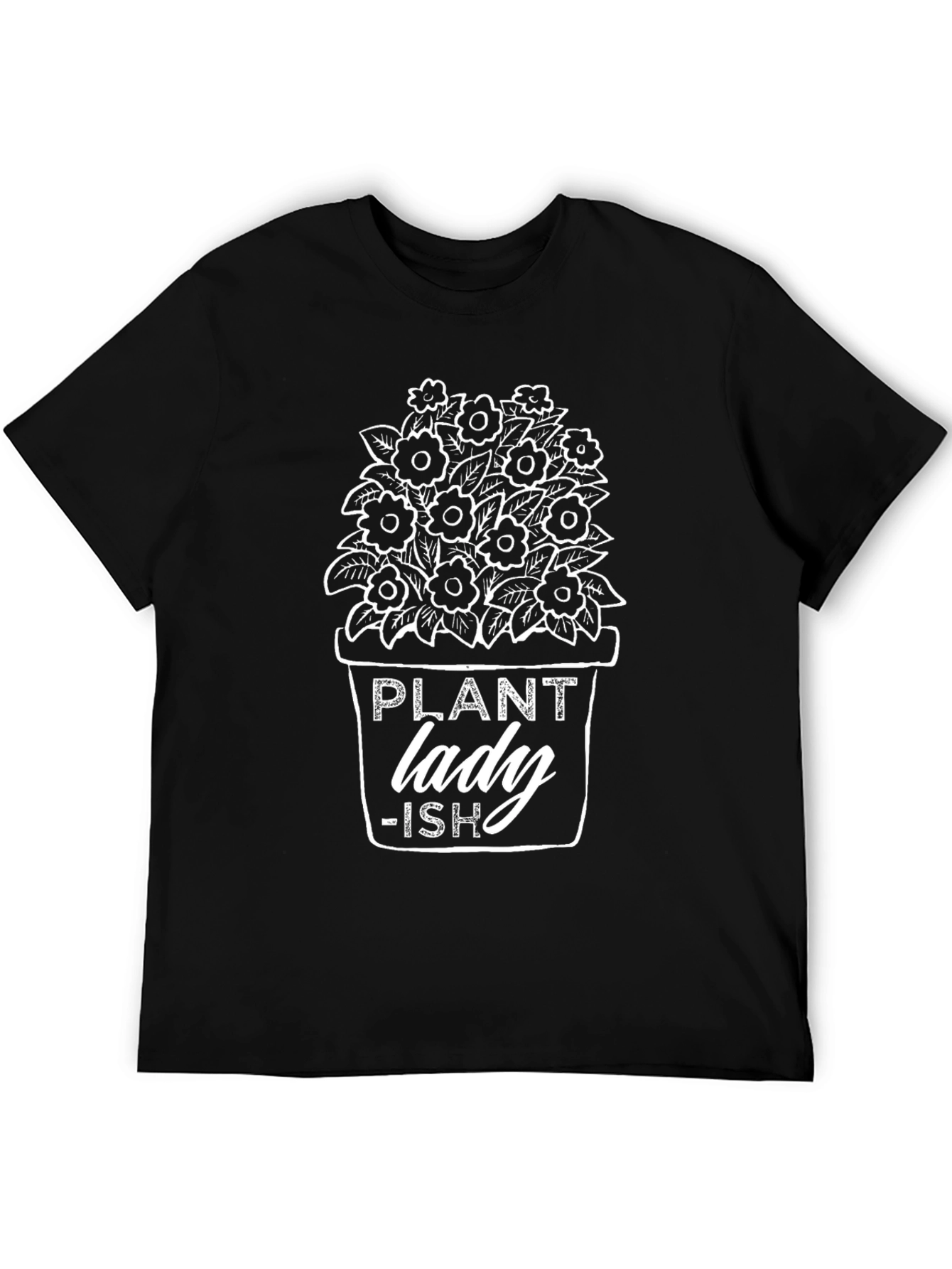 Plant Lady-ish Black Graphic Tee