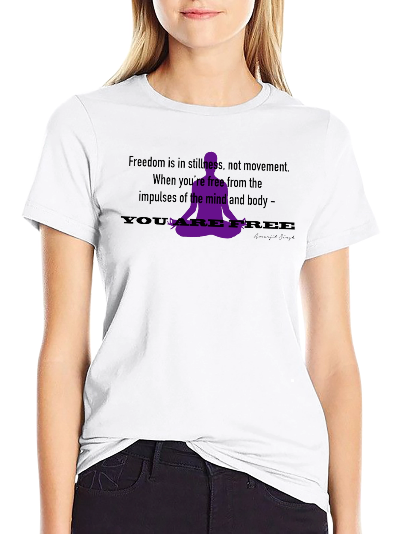 Mindfulness T-Shirt - Freedom in Stillness