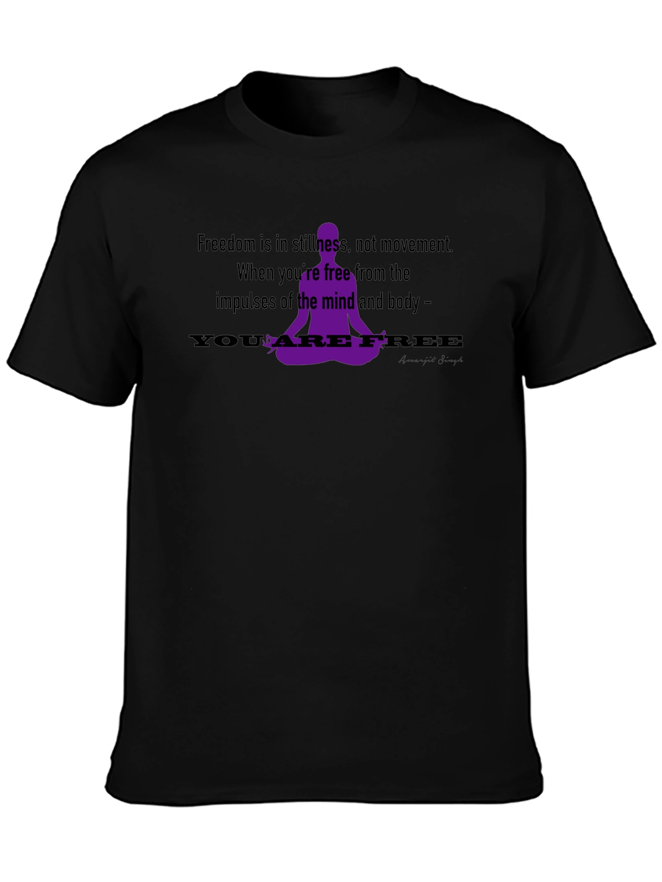 Mindfulness T-Shirt - Freedom in Stillness