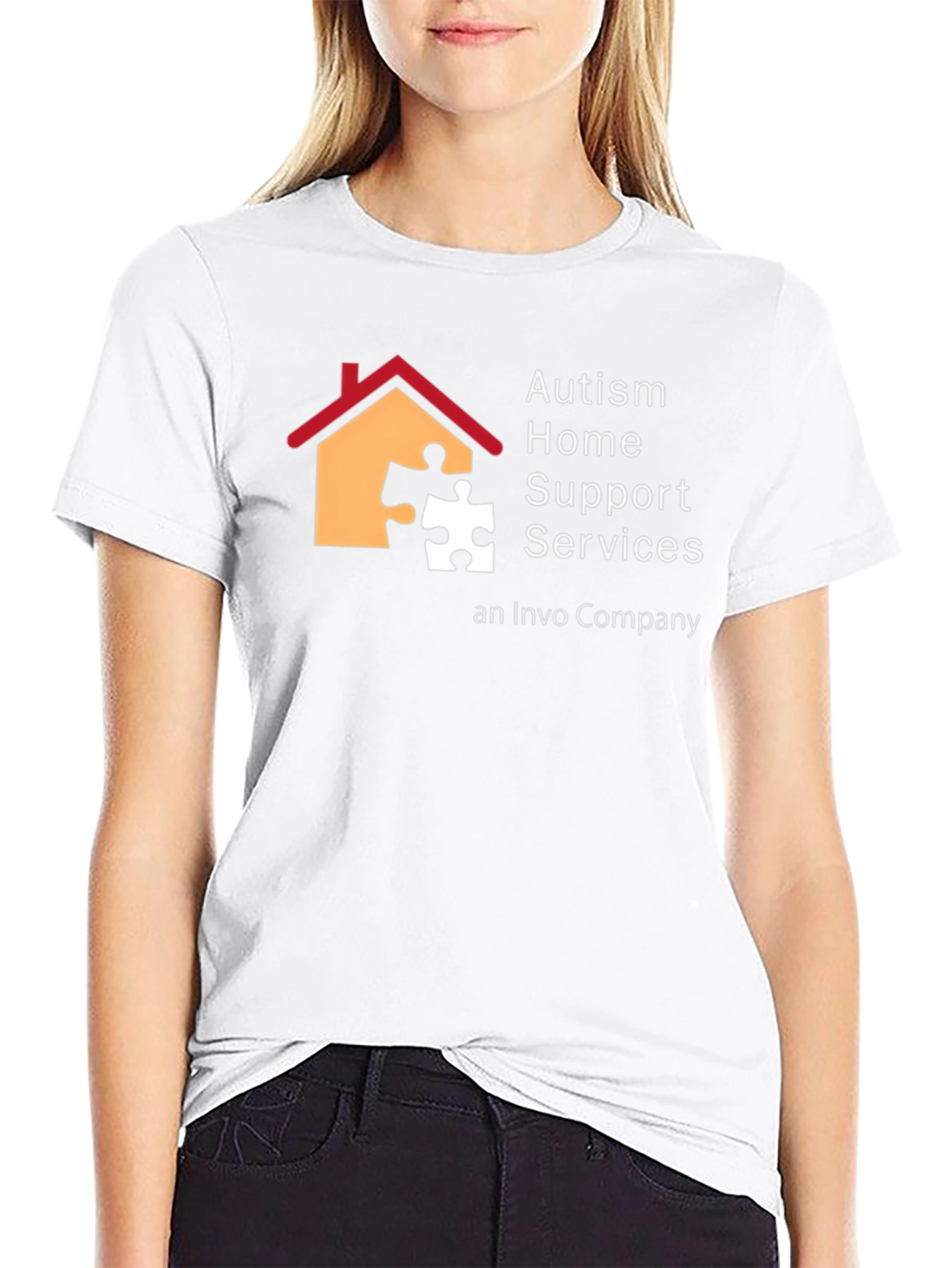 Autism Home Support Services Black Tee