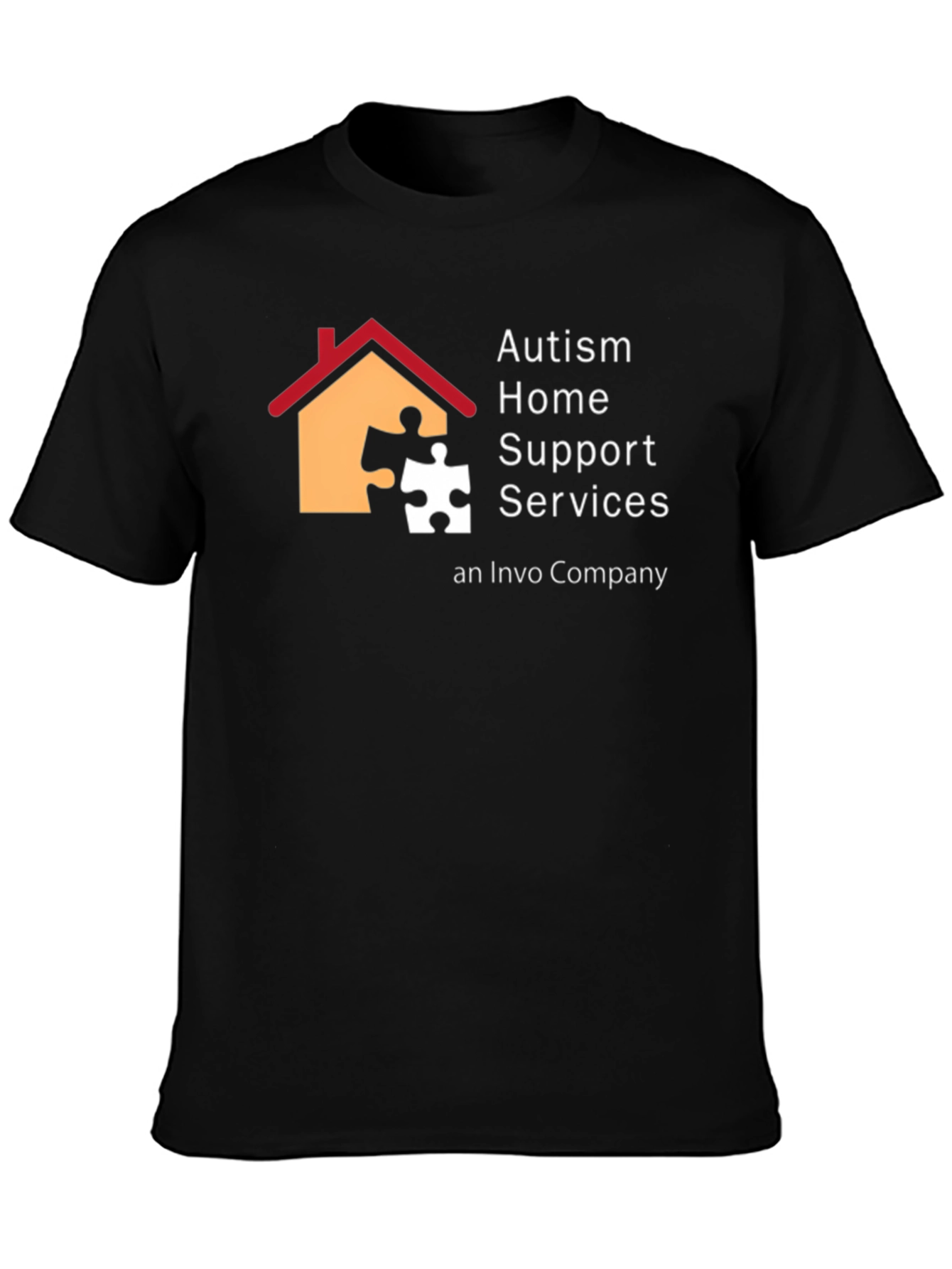 Autism Home Support Services Black Tee