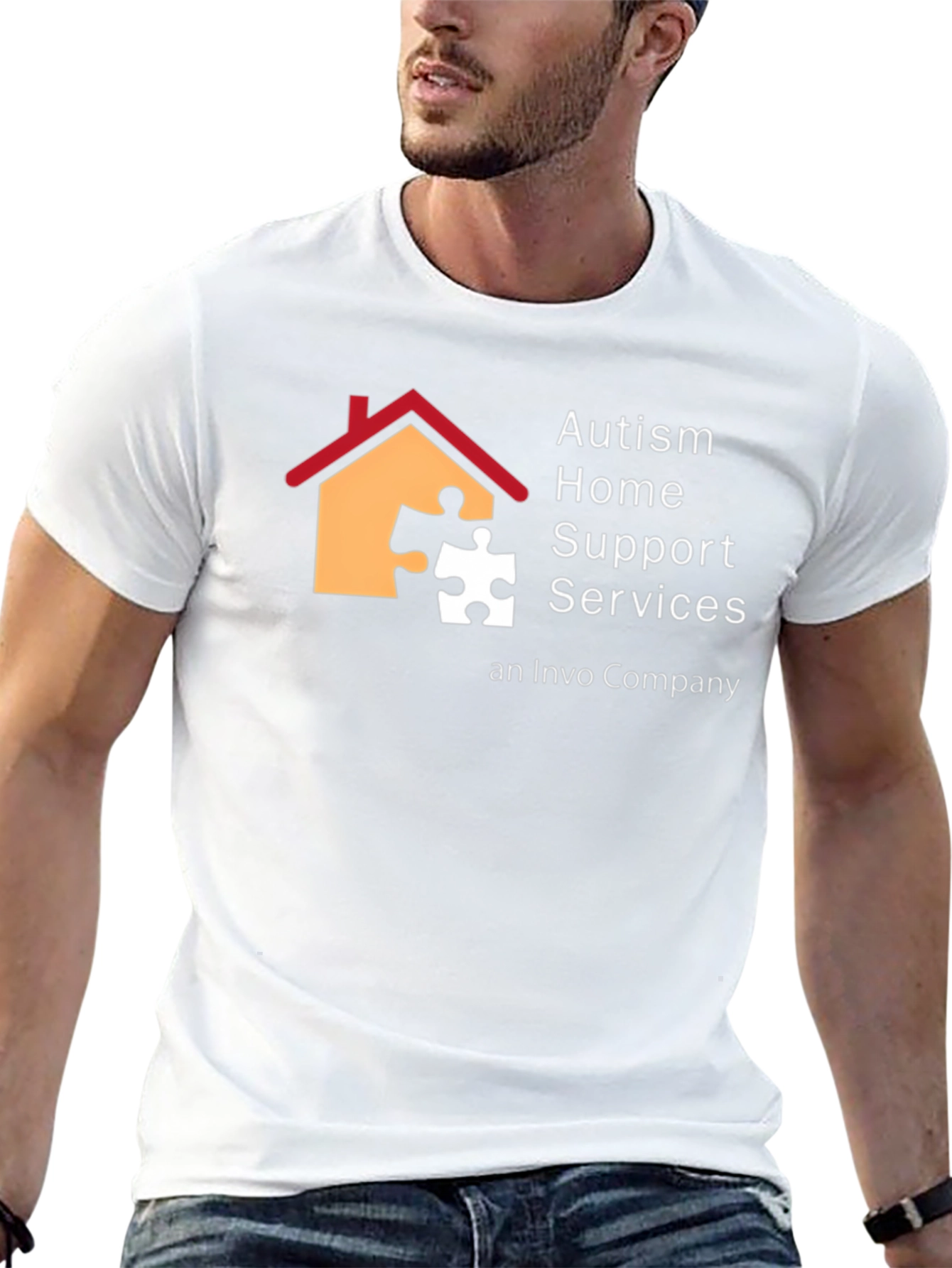 Autism Home Support Services Black Tee