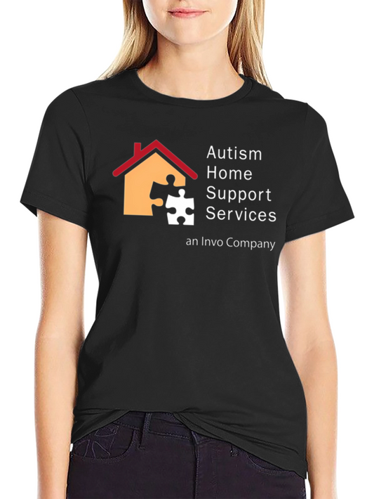 Autism Home Support Services Black Tee
