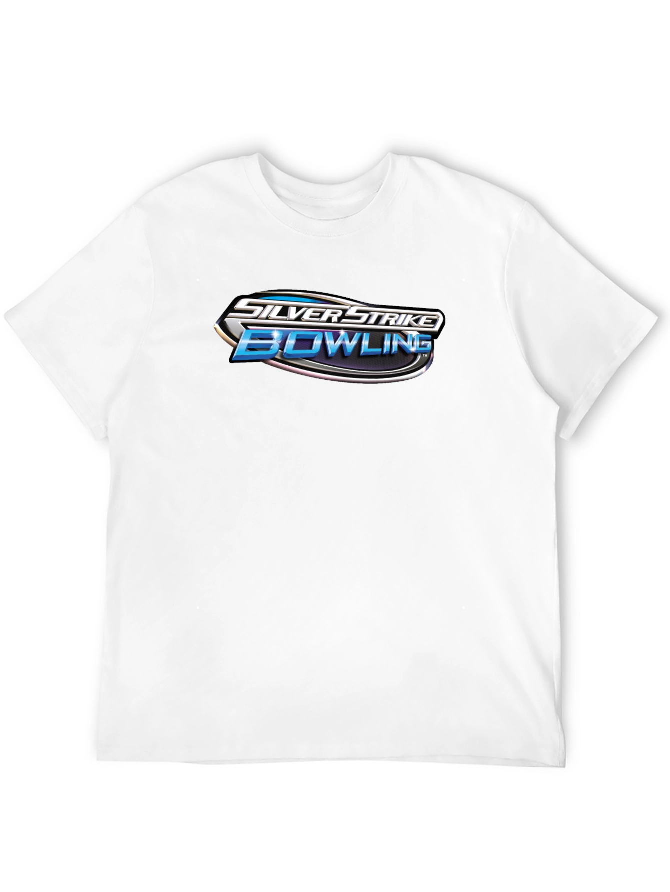 Silver Strike Bowling Black T-Shirt