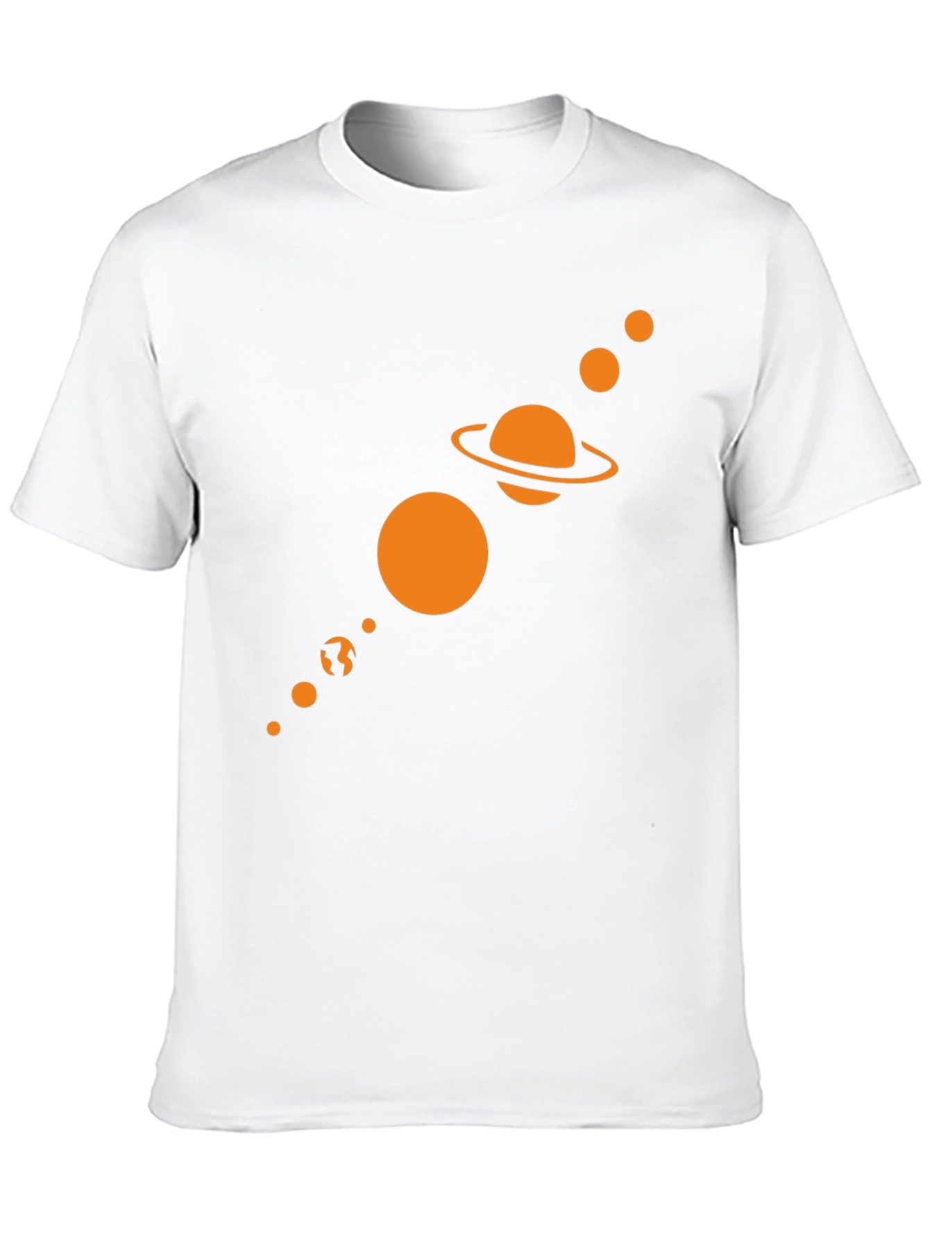 Solar System Graphic Tee - Black Cotton Blend