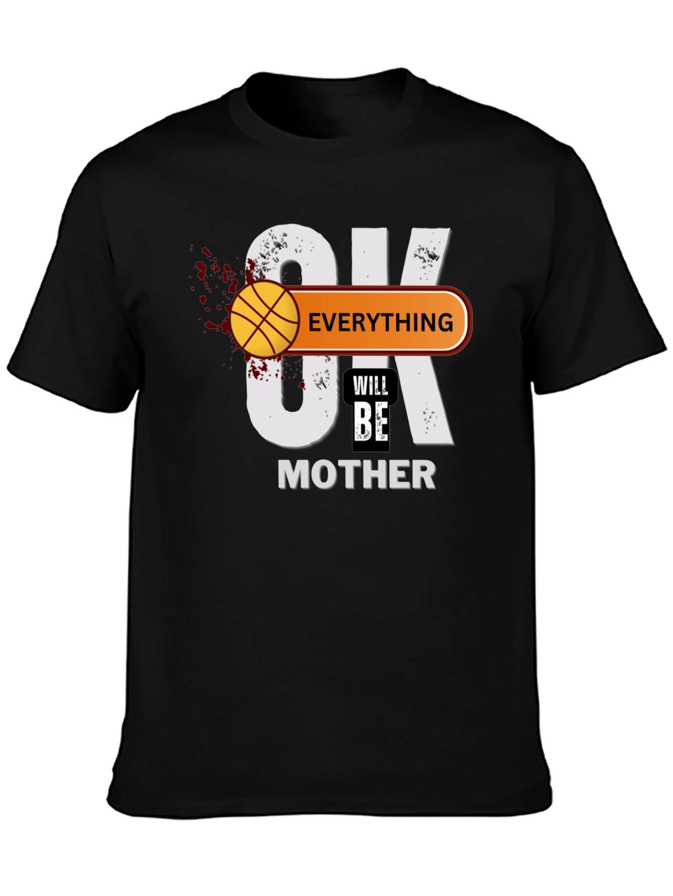 Basketball Mothers Day Graphic T-Shirt