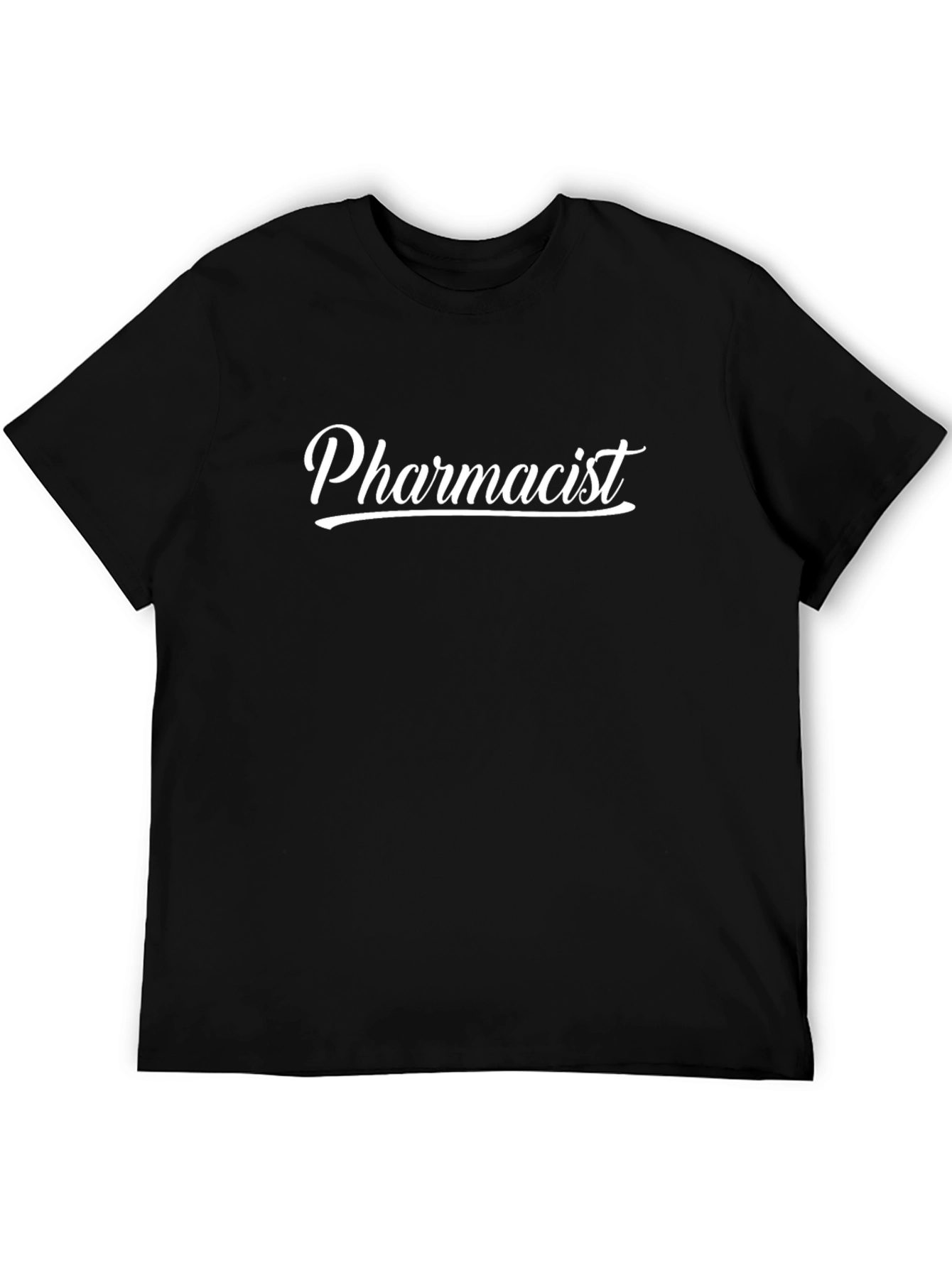 Pharmacist Black Crew Neck T-Shirt