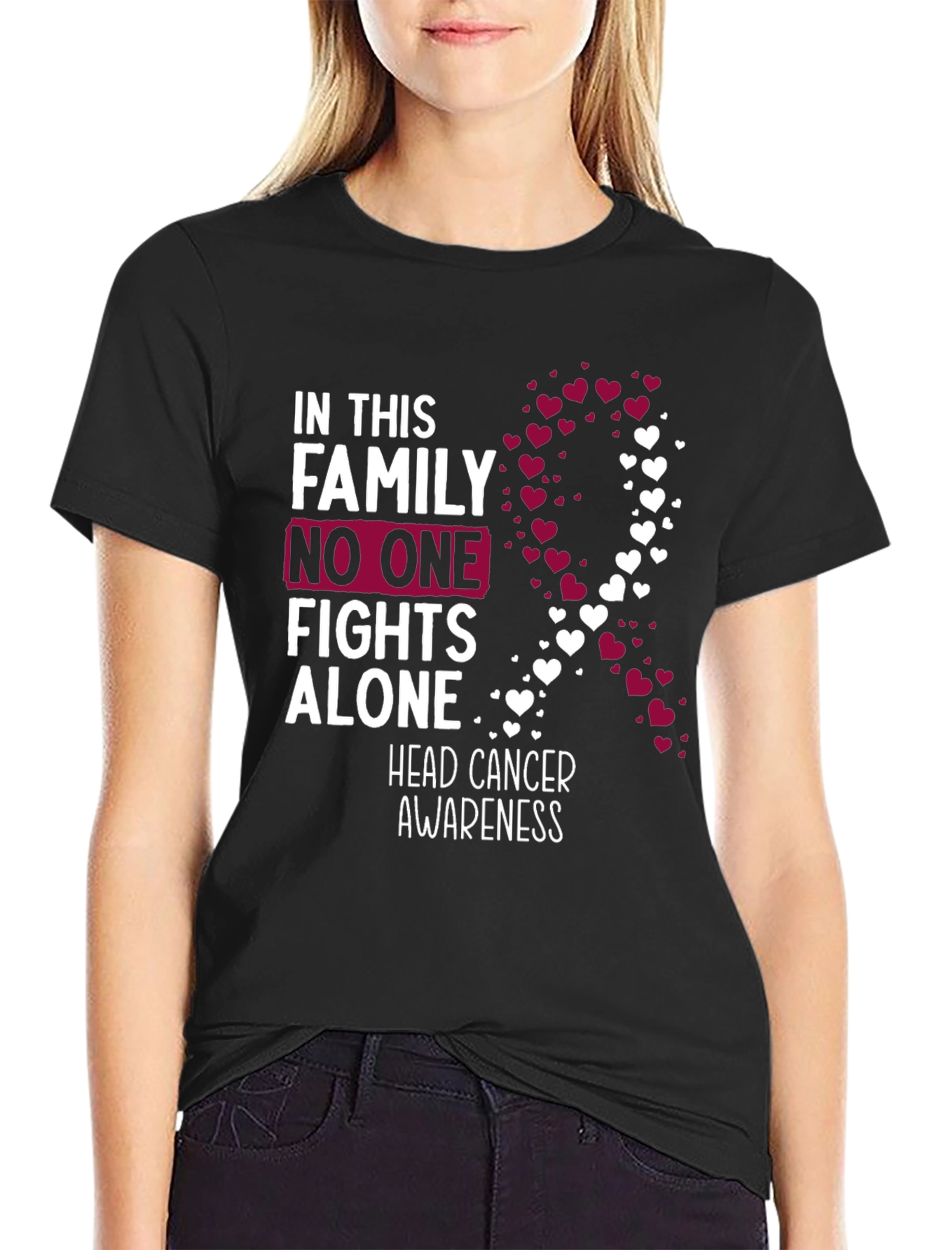 Head Cancer Awareness T-Shirt