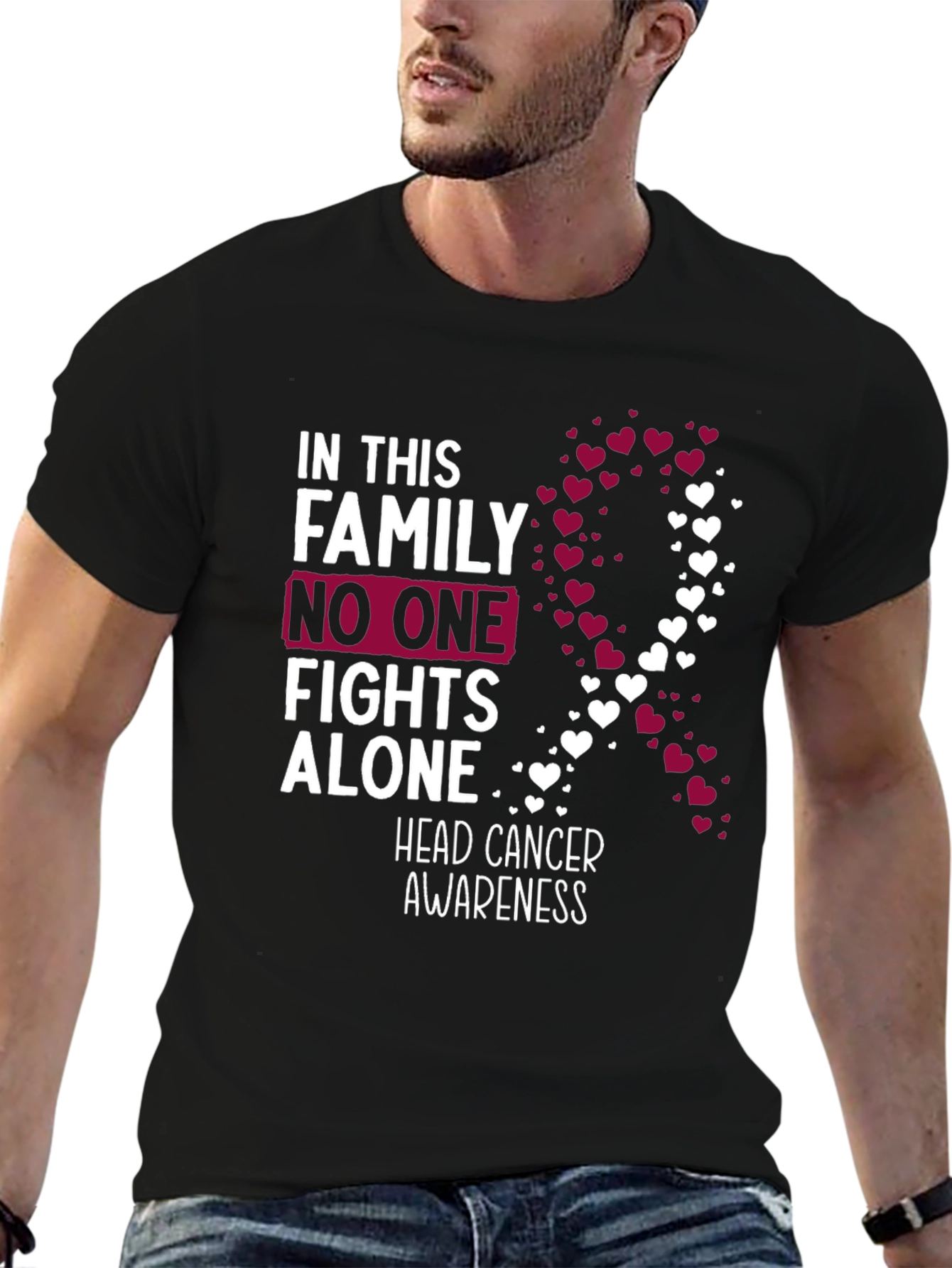 Head Cancer Awareness T-Shirt
