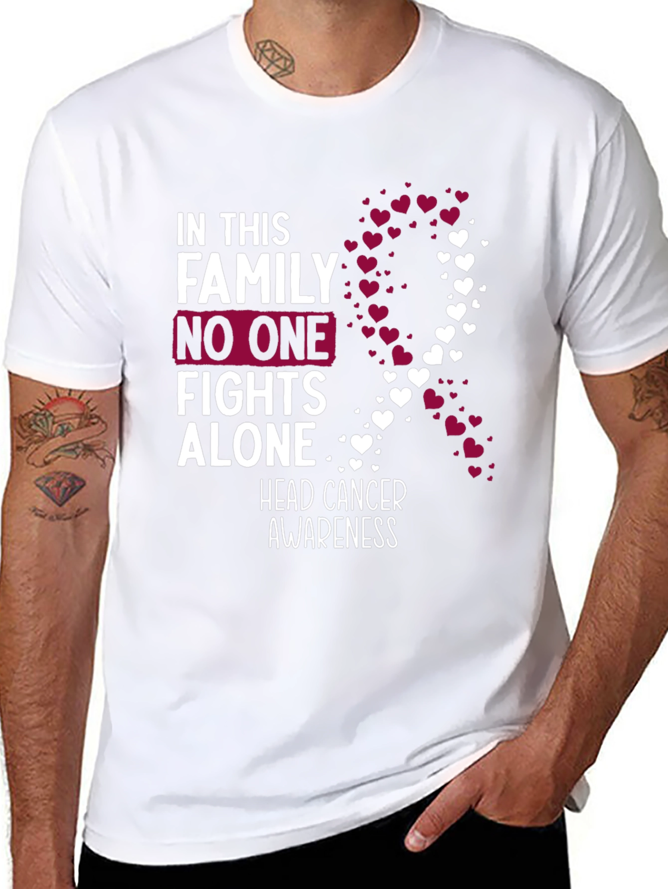 Head Cancer Awareness T-Shirt