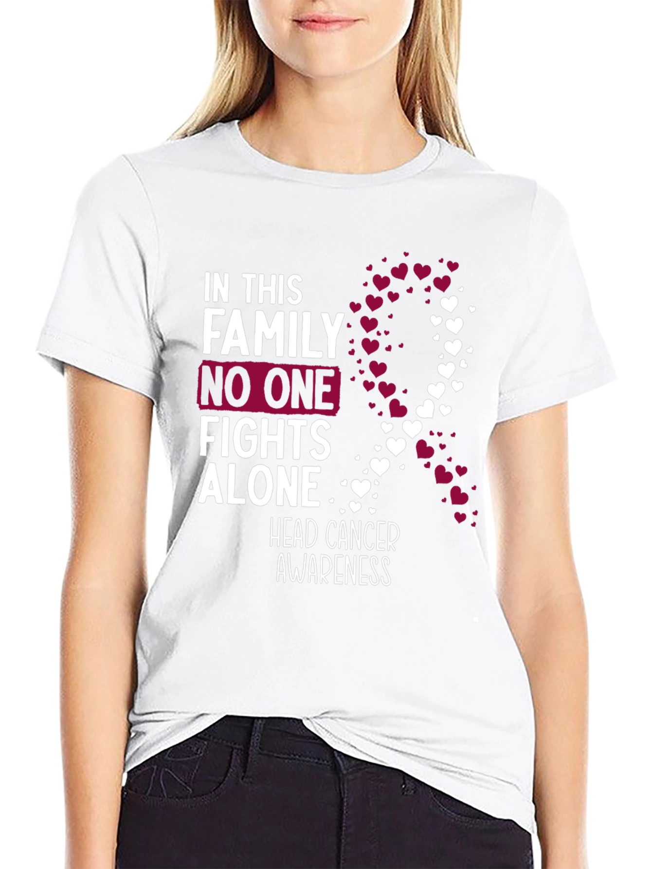 Head Cancer Awareness T-Shirt