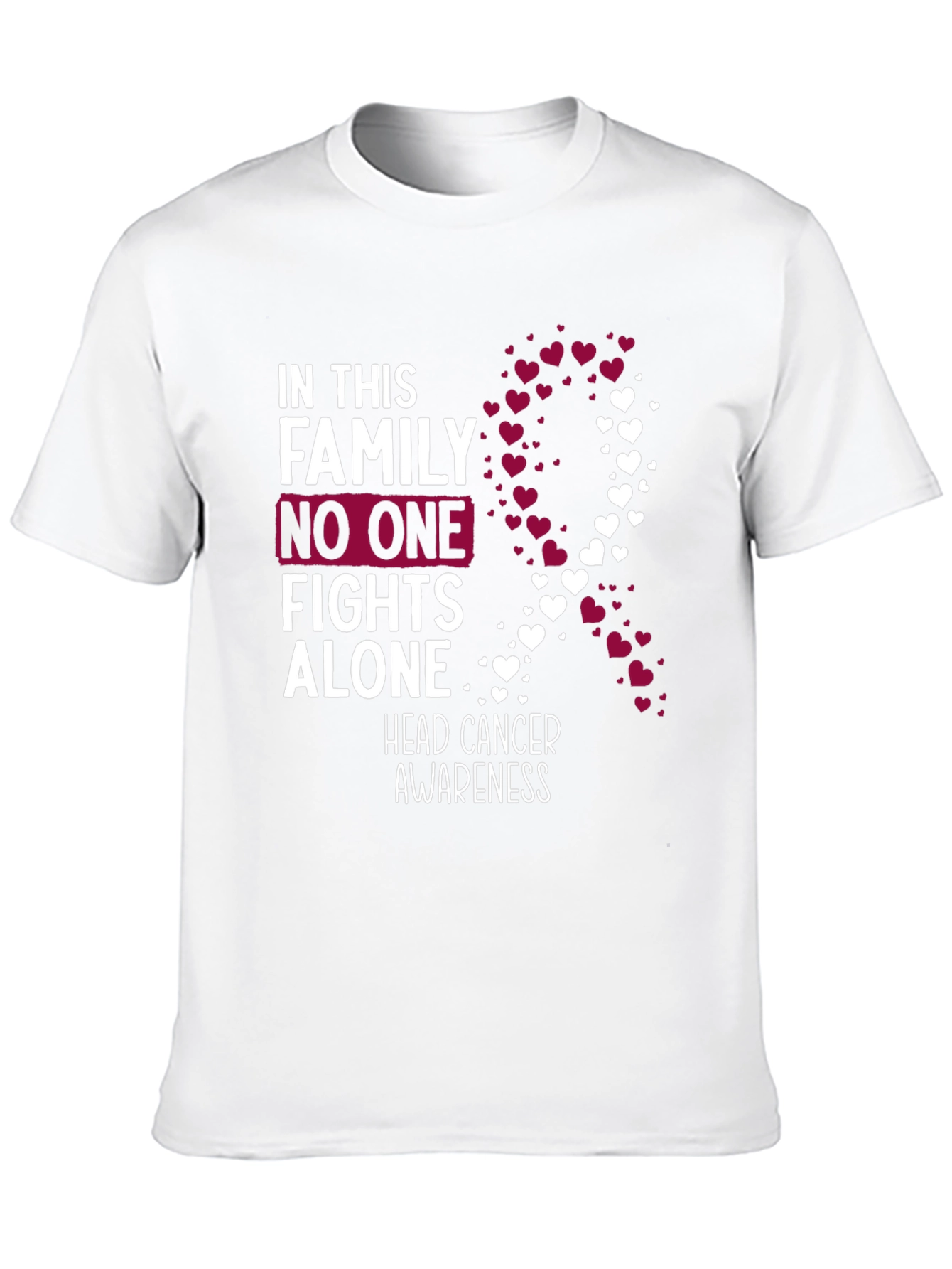 Head Cancer Awareness T-Shirt