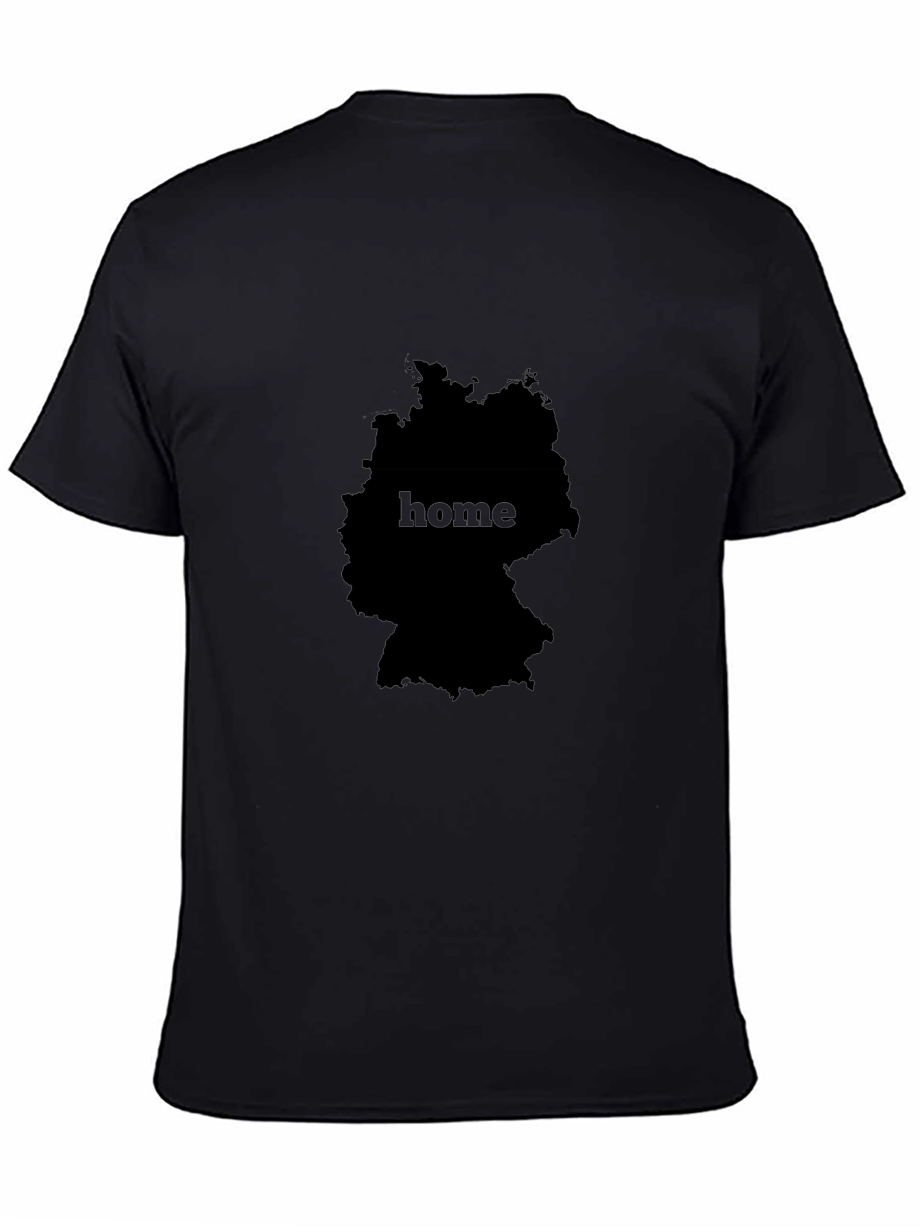 Germany Home Map Black T-Shirt