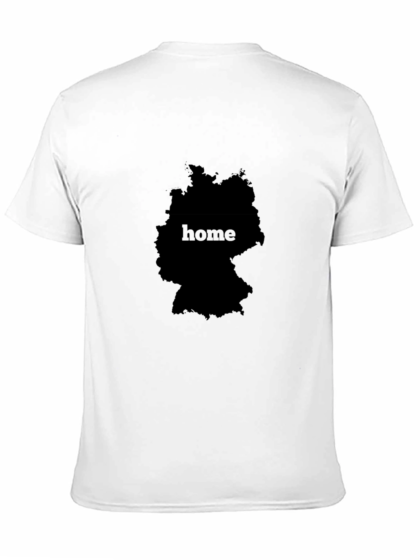 Germany Home Map Black T-Shirt