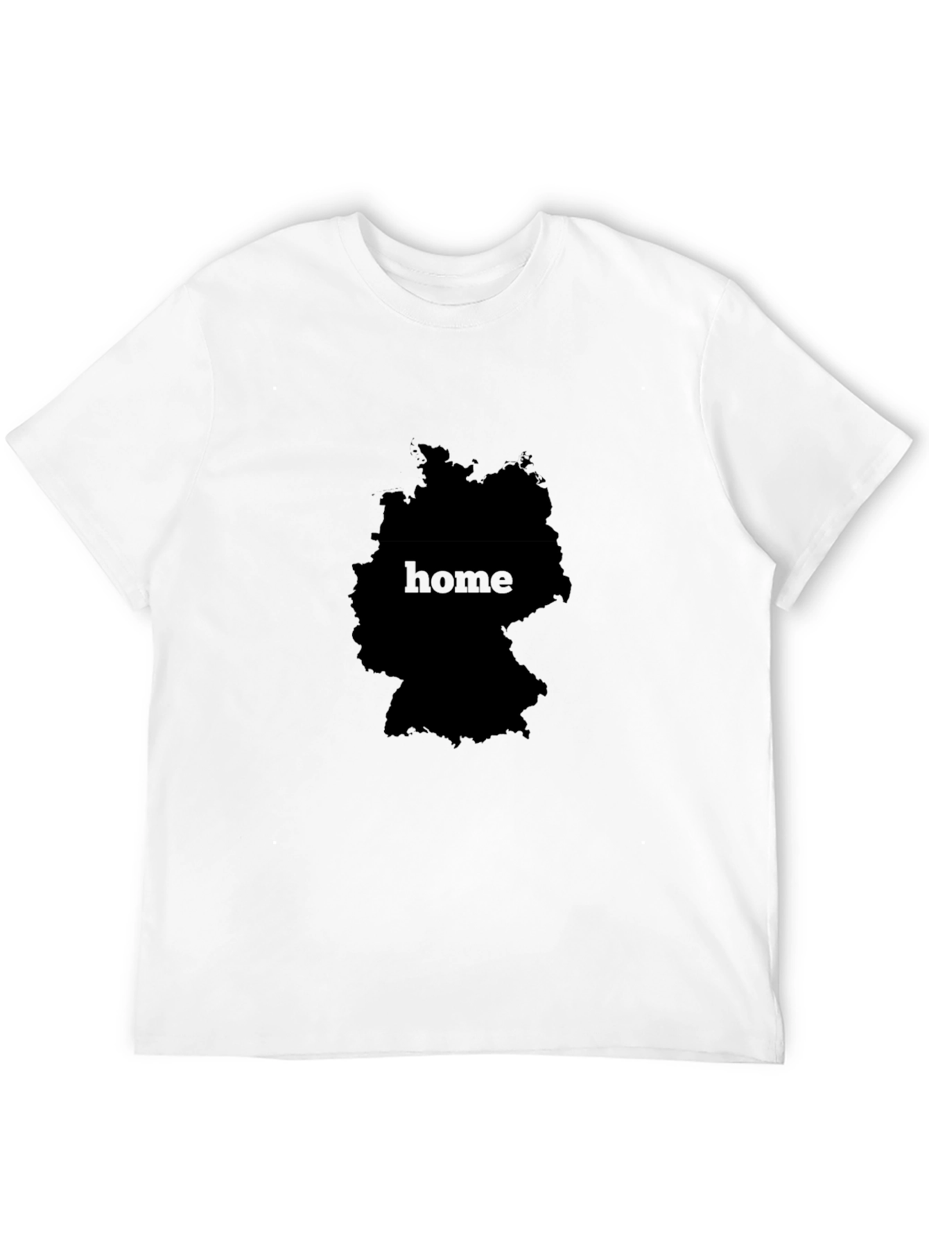 Germany Home Map Black T-Shirt