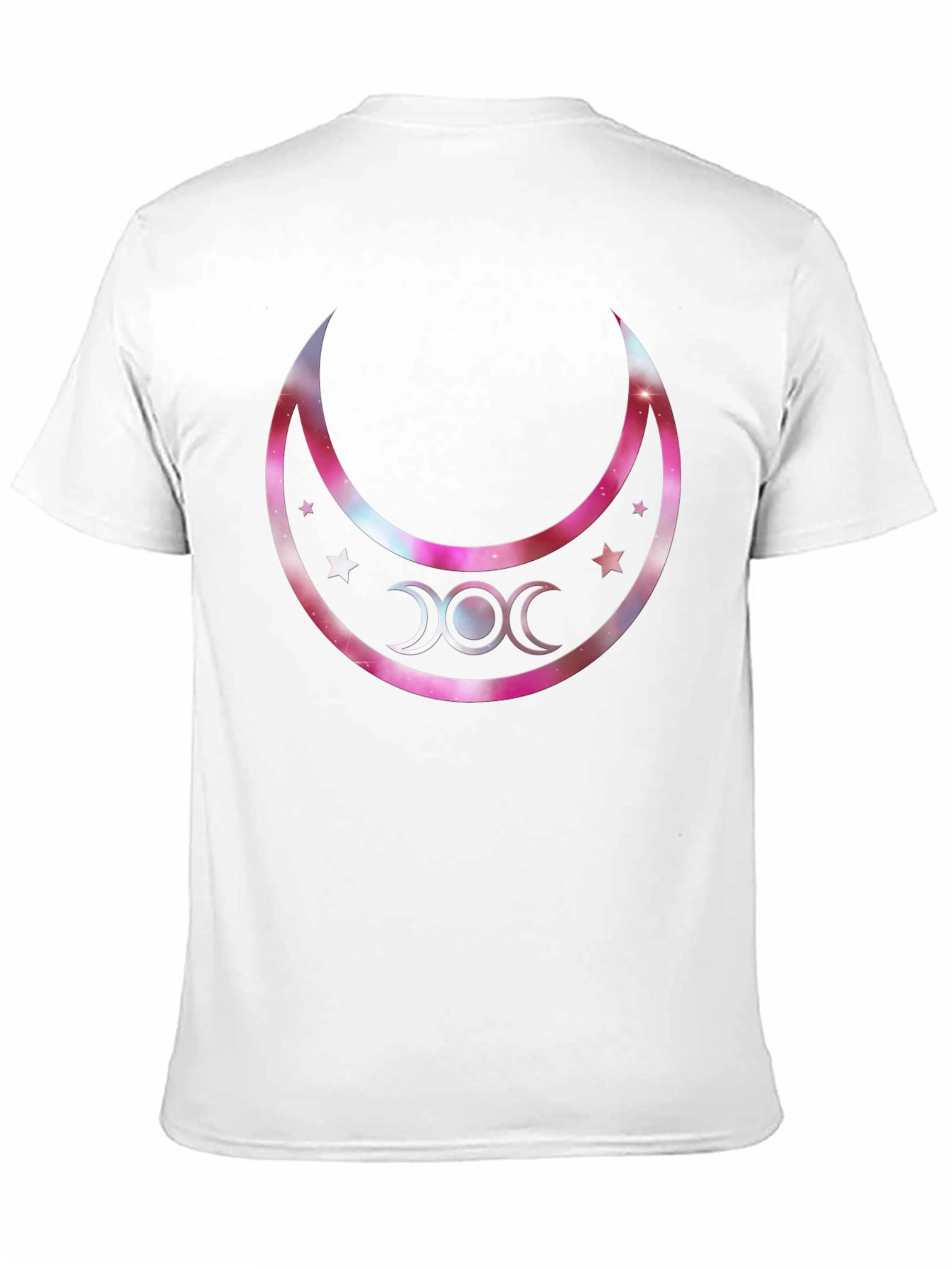 Triple Moon Goddess Graphic T-Shirt - Black