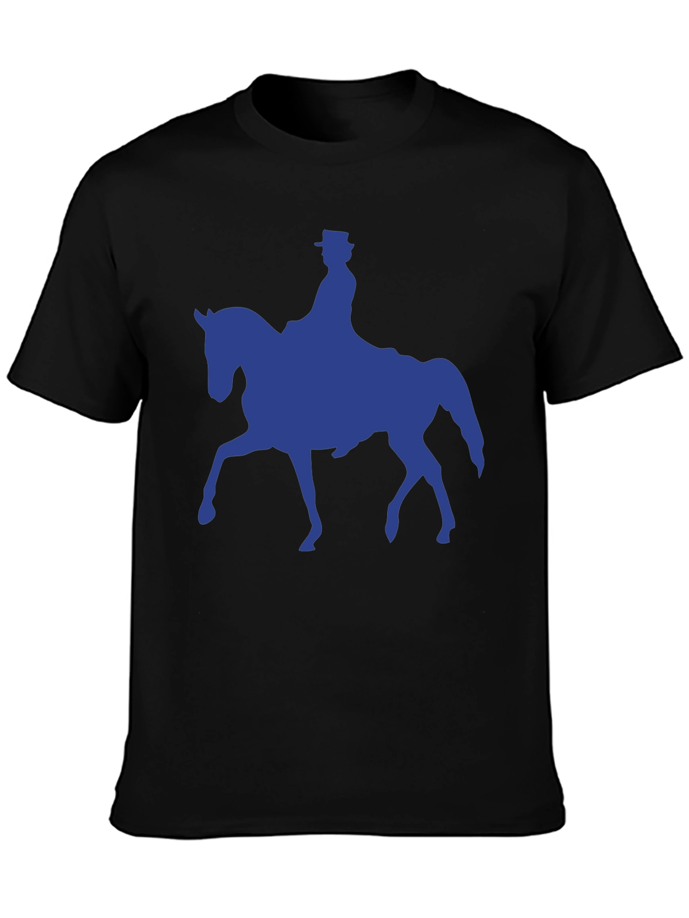 Equestrian Silhouette T-Shirt - Black