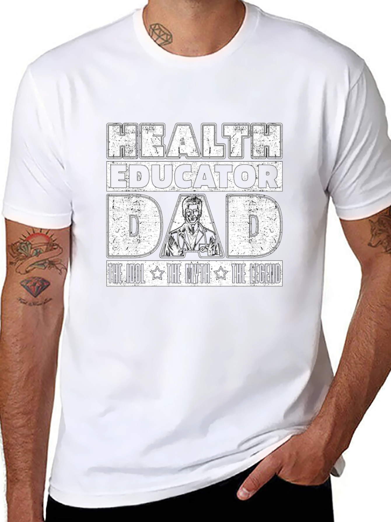 Health Educator Dad T-Shirt