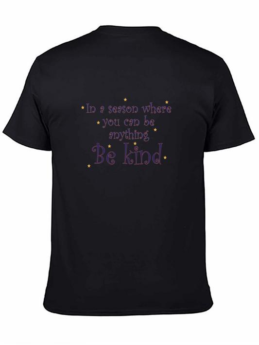 Be Kind Graphic T-Shirt - Soft Black Cotton Blend