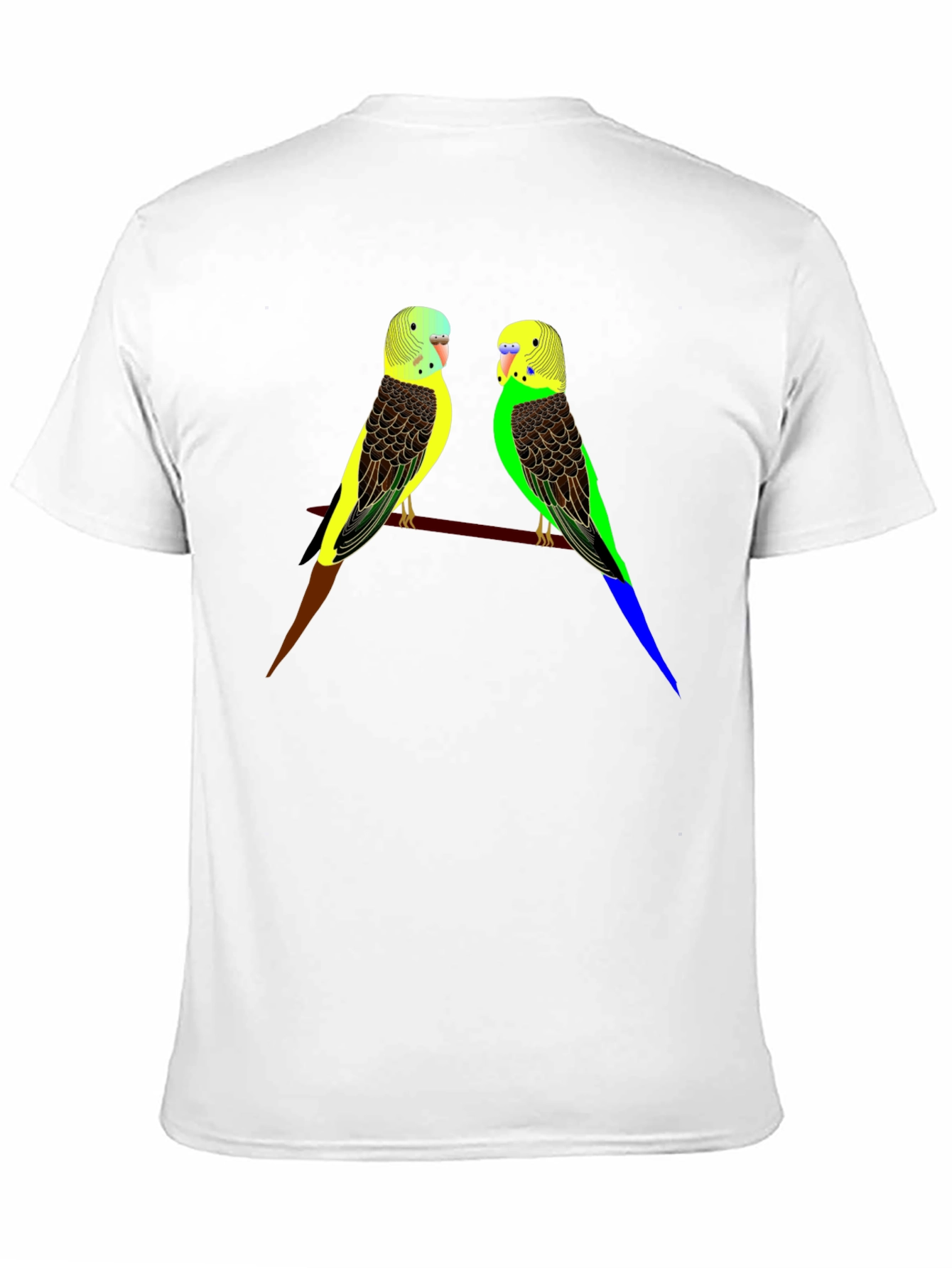 Parakeet Bird Graphic Tee - Stylish Comfort