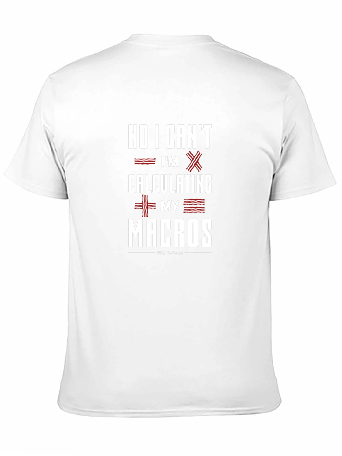 Keto Macros T-Shirt - Funny Diet Tee