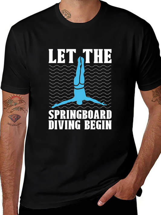 Springboard Diving Graphic Tee - Dive In!