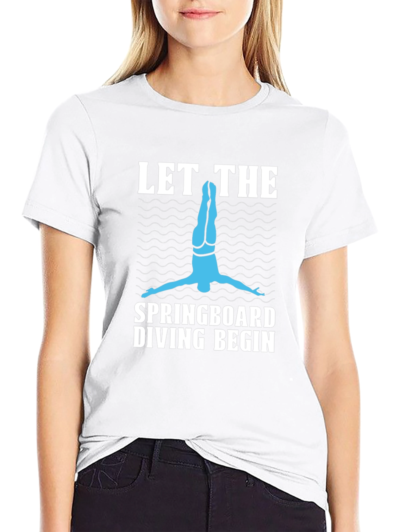 Springboard Diving Graphic Tee - Dive In!