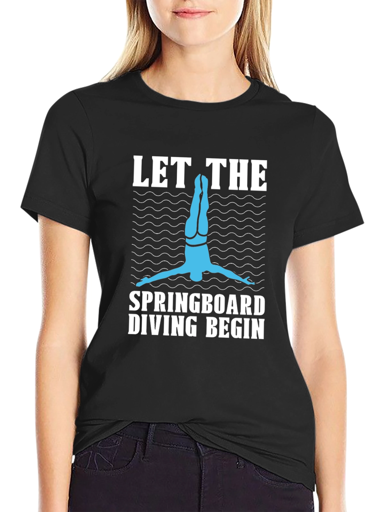 Springboard Diving Graphic Tee - Dive In!