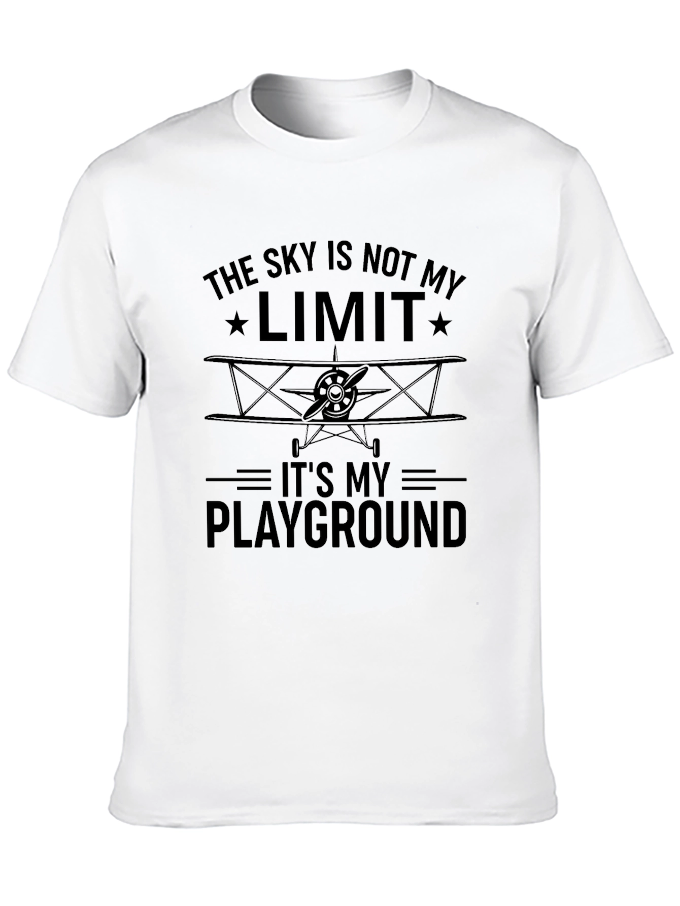 Skys Not The Limit Airplane T-Shirt